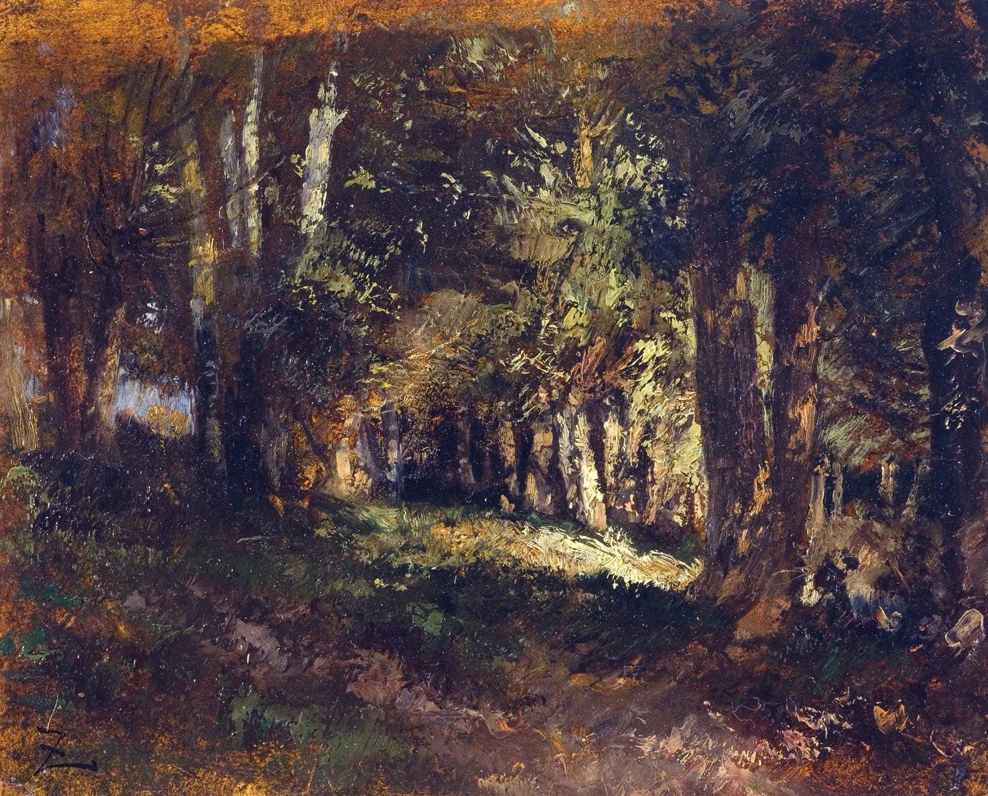 La Foret by Felix Ziem - Image 2
