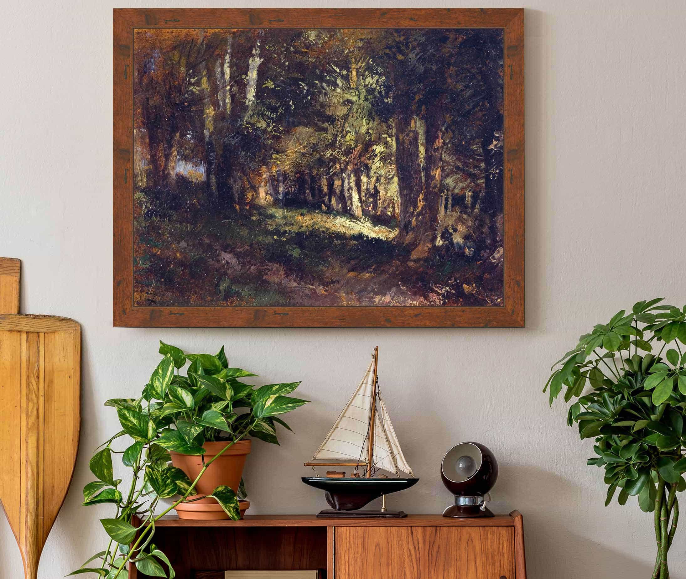 La Foret by Felix Ziem - Image 3