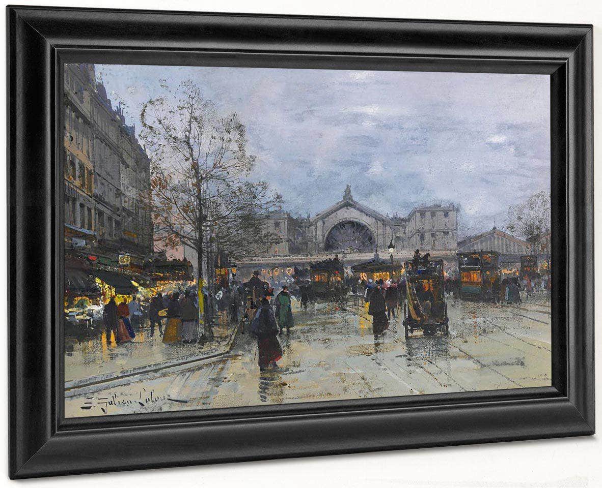 La Gare De Lest By Eugene Galien Laloue - Image 7