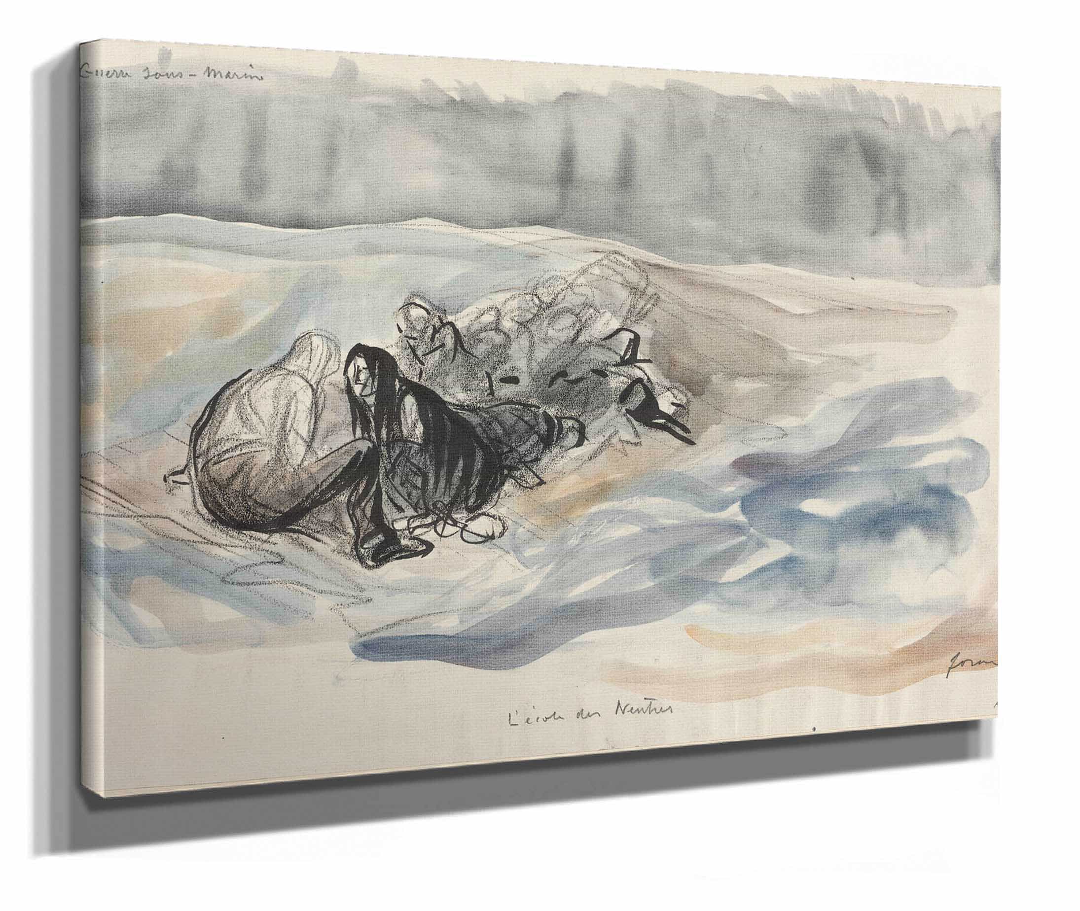 La Guerre Sous Marine Lecole Des Neutres by Jean Louis Forain - Image 2