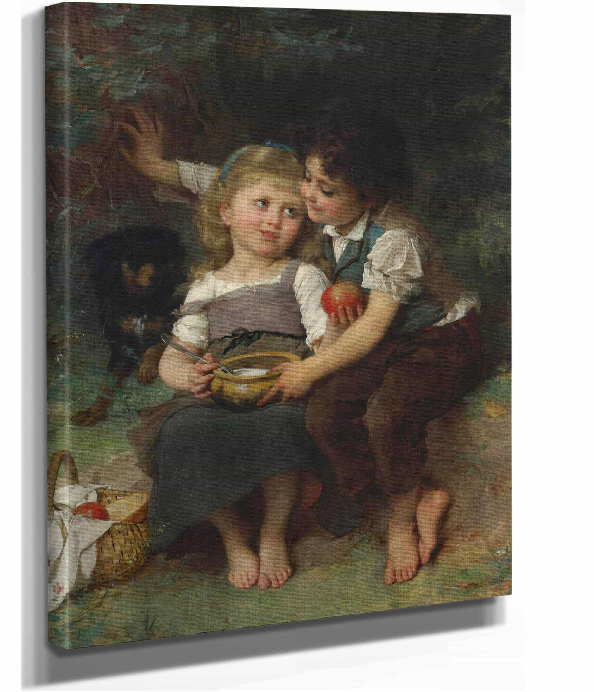 La Jatte De Lait by Emile Munier - Image 2
