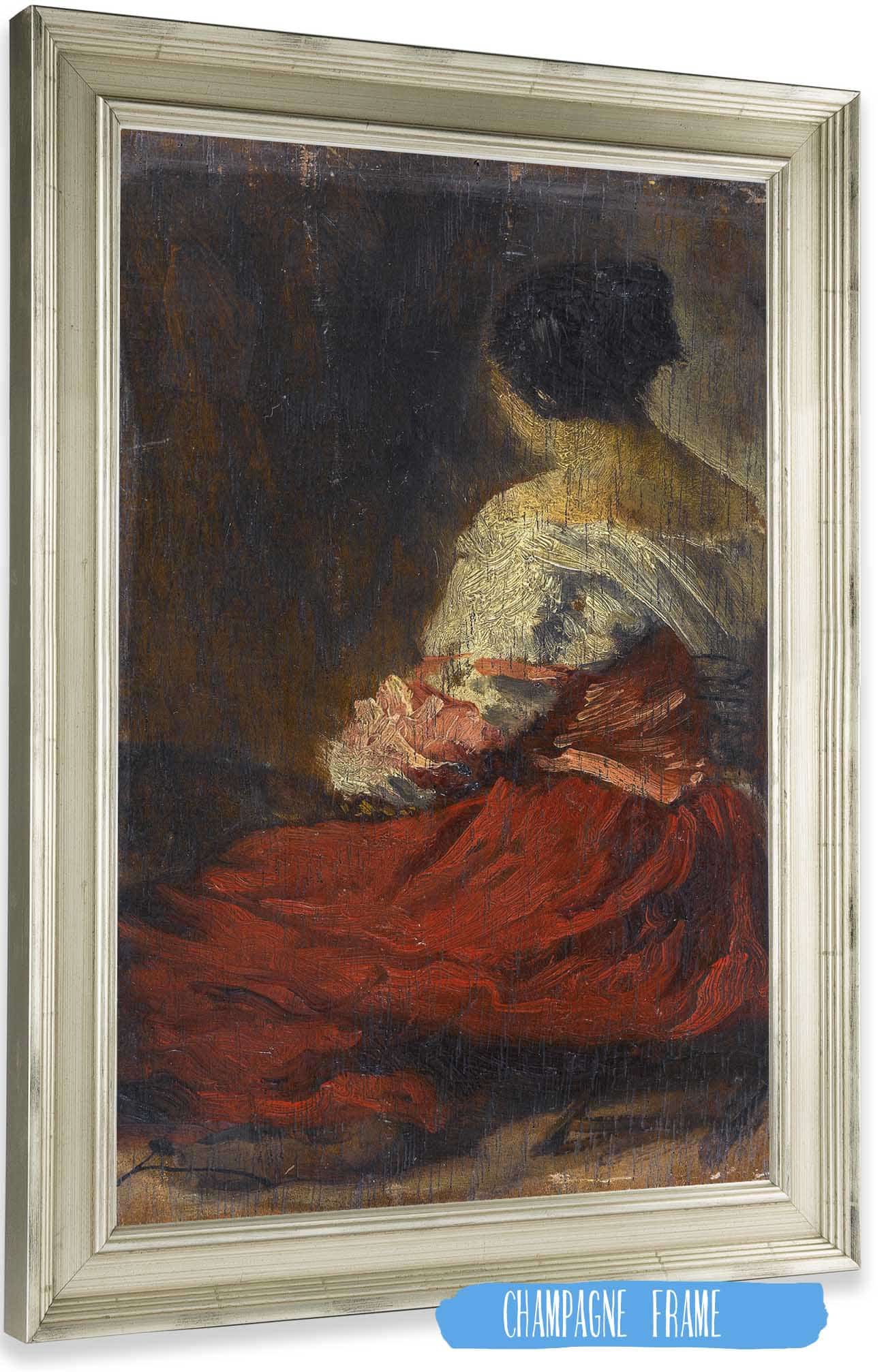 La Jupe Rouge by Felix Ziem