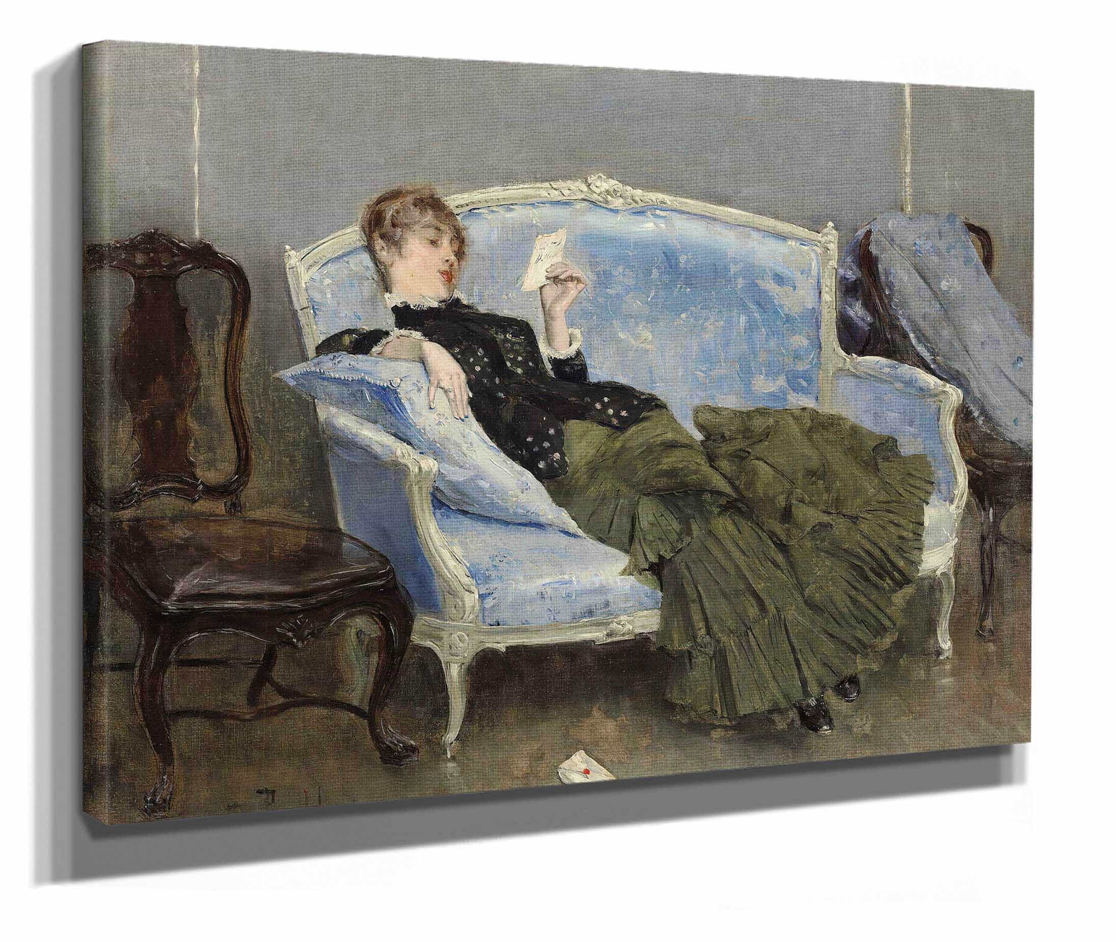 La Lettre by Paul Cesar Helleu - Image 2