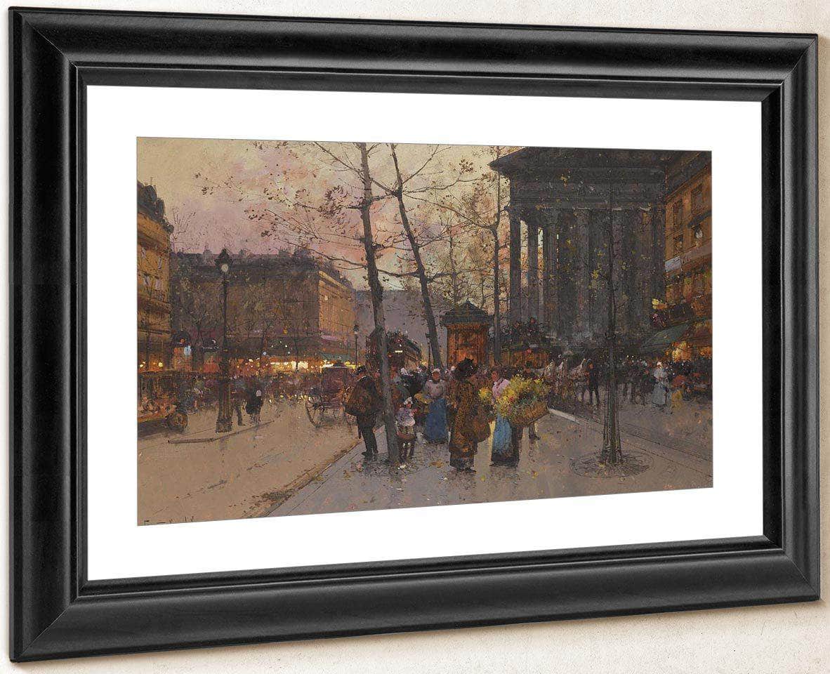La Madeleine 3 By Eugene Galien Laloue - Image 2