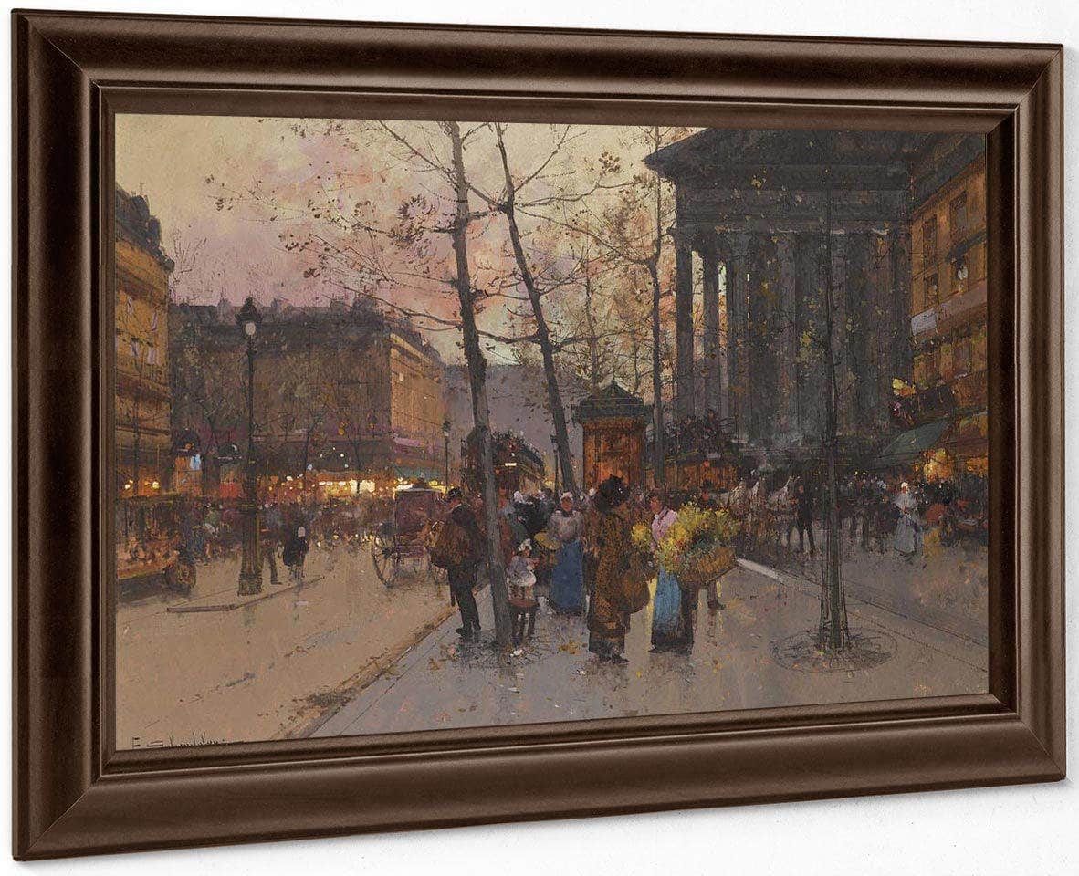La Madeleine 3 By Eugene Galien Laloue - Image 5