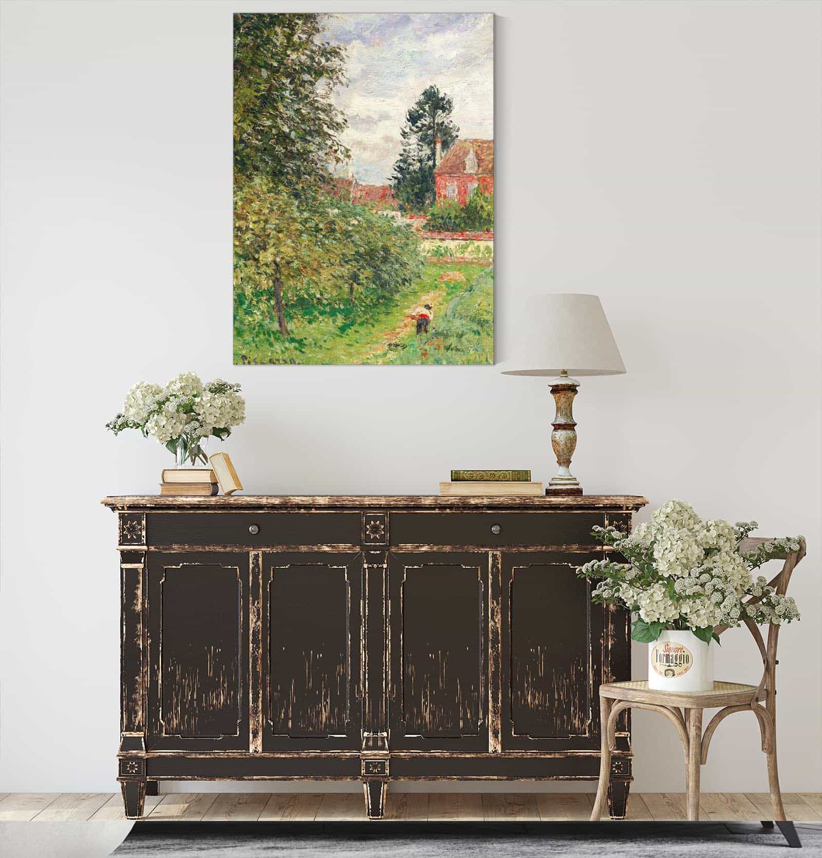 La Maison Des Anglais Eragny by Camille Pissarro - Image 4