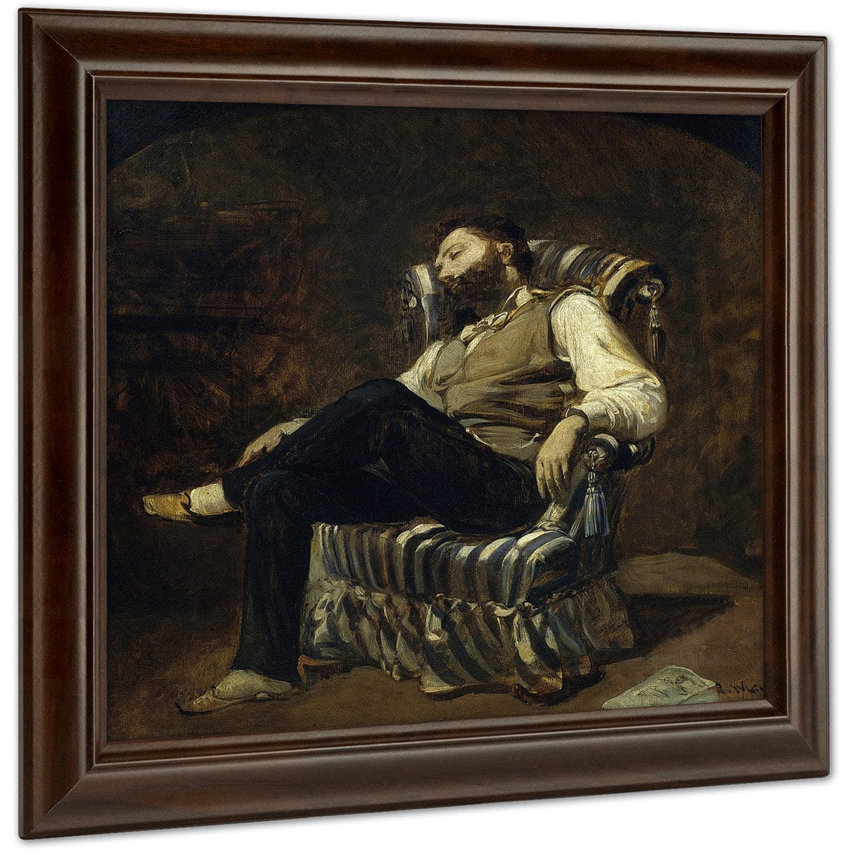 La Migdiada Cap A 1884 By Ramon Marti Alsina - Image 4
