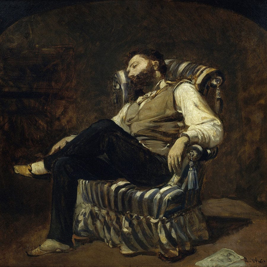 La Migdiada Cap A 1884 By Ramon Marti Alsina - Image 5