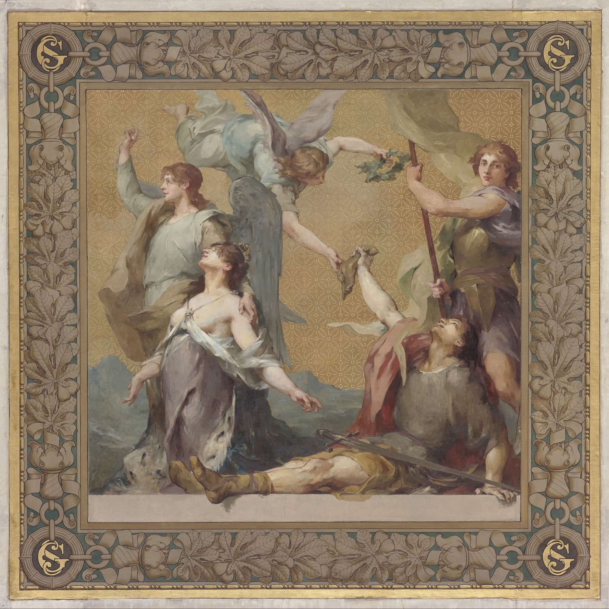 La Mort De Roland by Henri Leopold Levy - Image 4