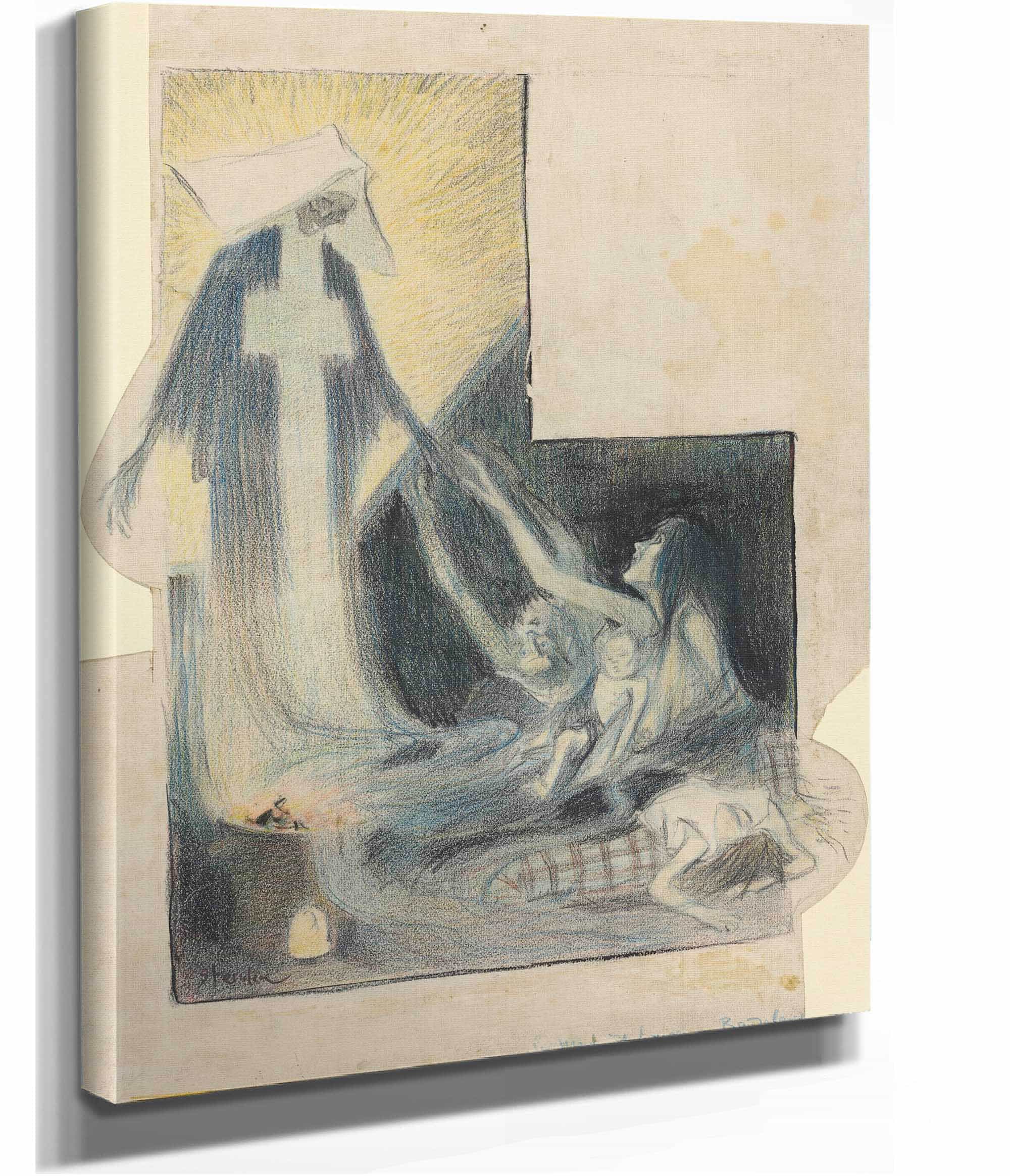 La Mort Des Pauvres Baudelaire by Theophile Alexandre Steinlen - Image 2