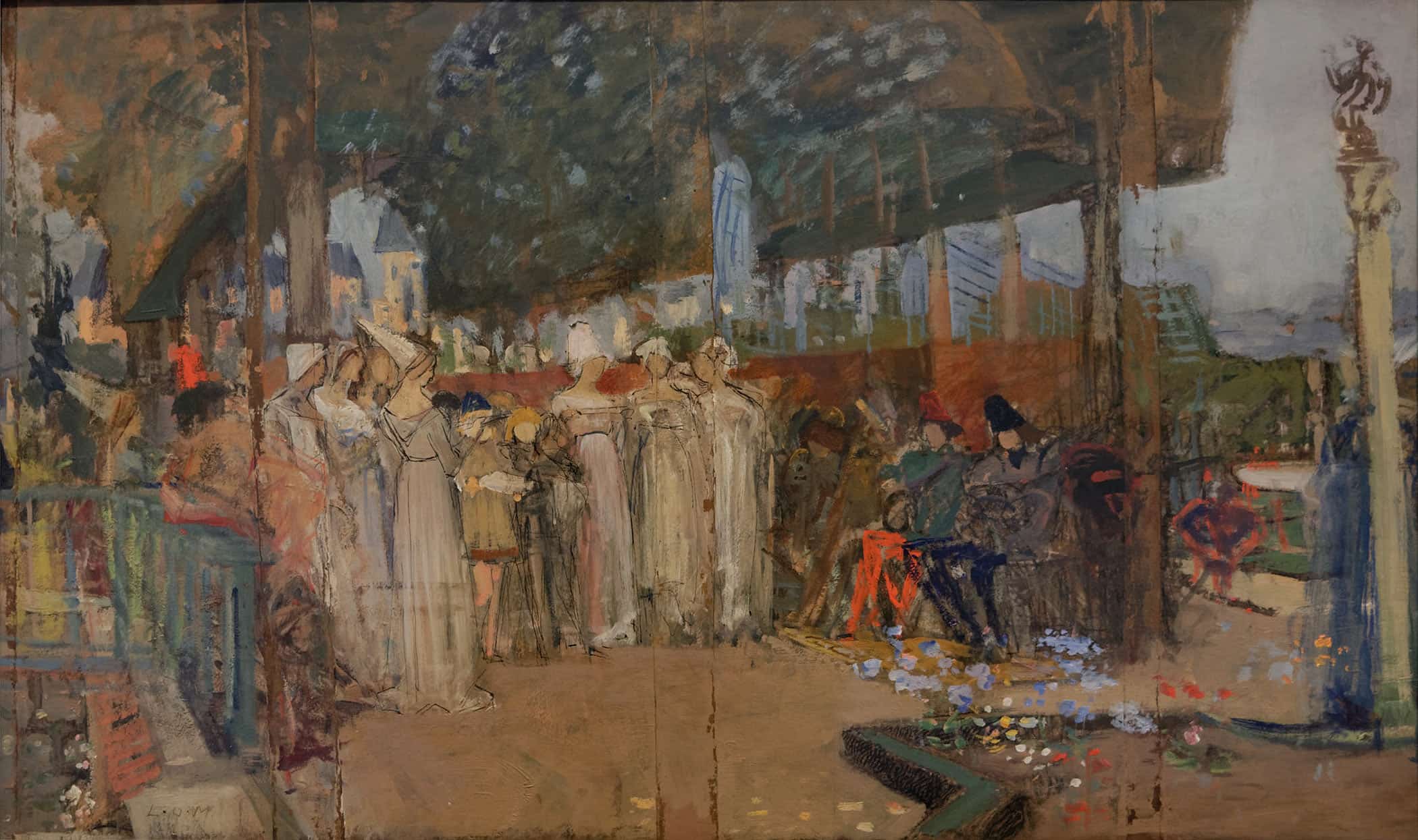 La Musique Au Moyen Age by Luc Olivier Merson - Image 2