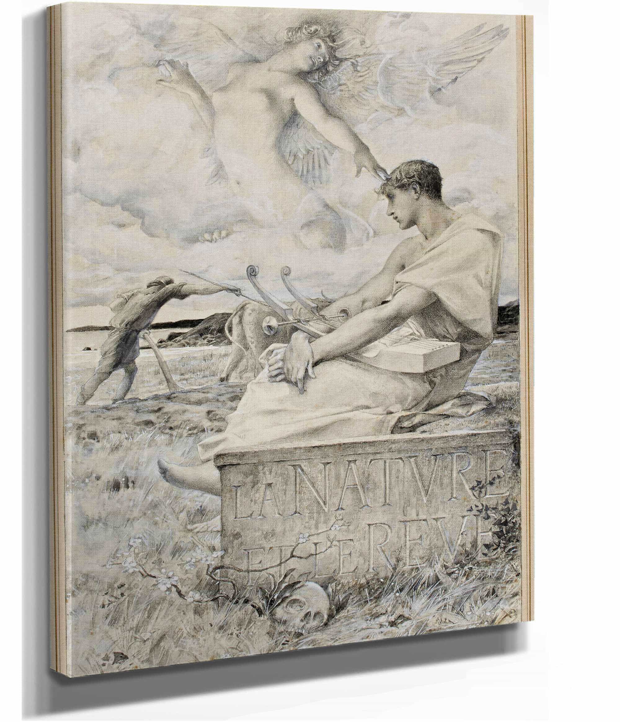 La Nature Et Les Reve by Luc Olivier Merson - Image 2