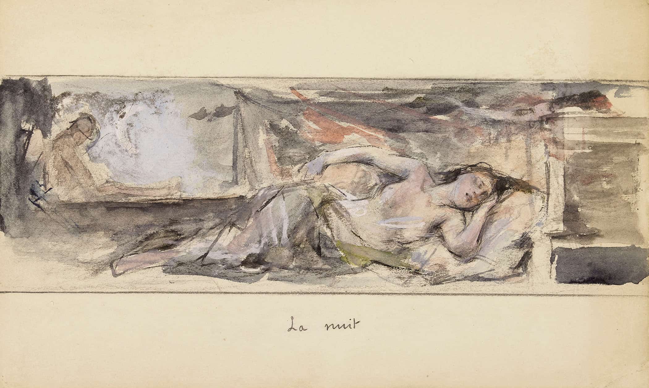 La Nuit by Leon Francois Comerre - Image 2