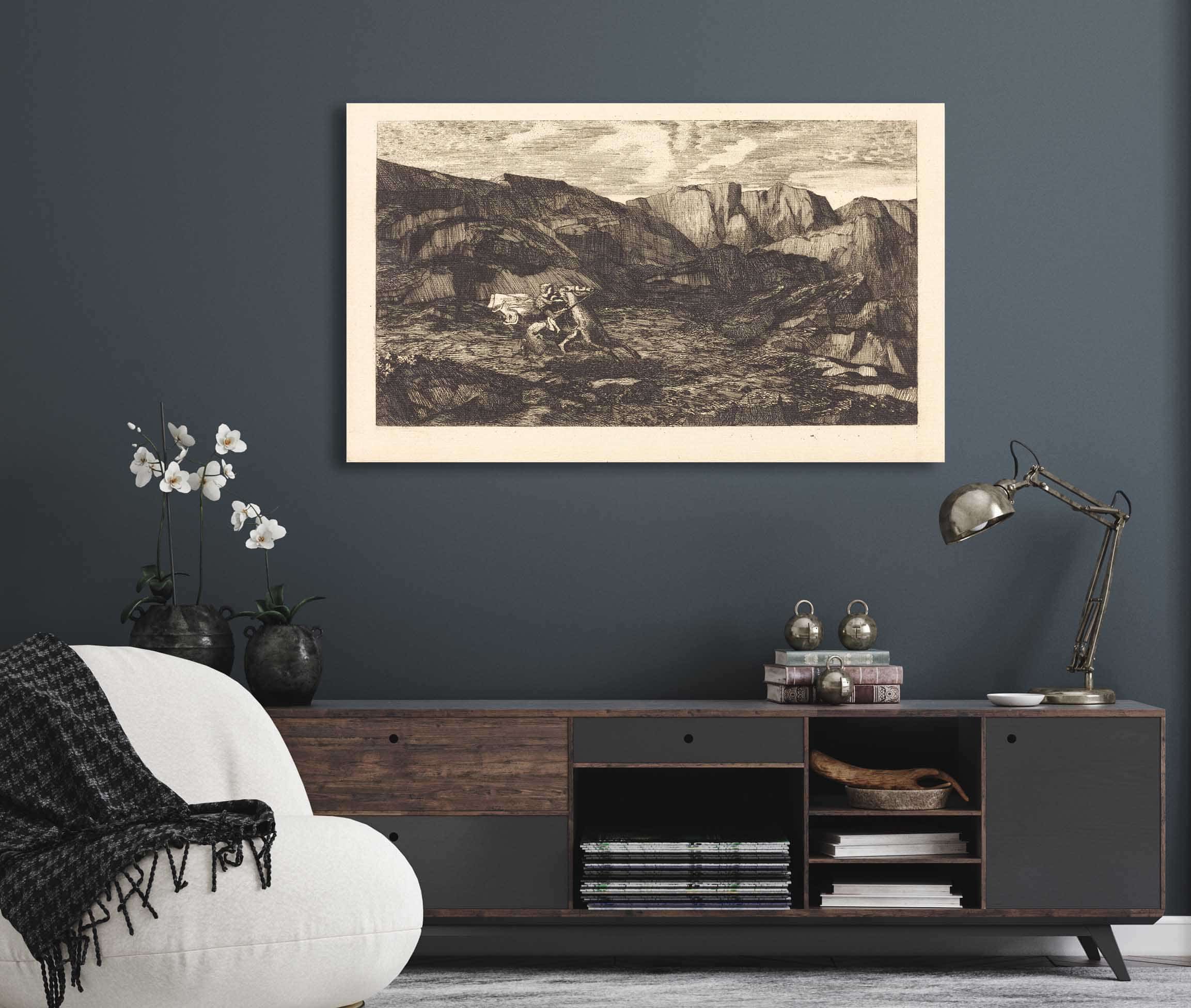 La Peur Fear by Odilon Redon - Image 5