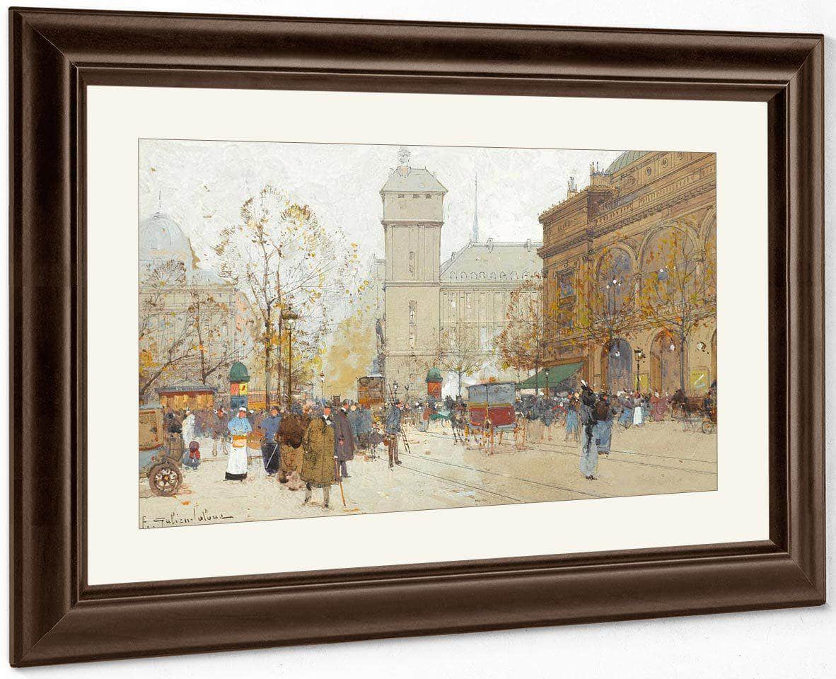 La Place Du Chatelet By Eugene Galien Laloue - Image 4