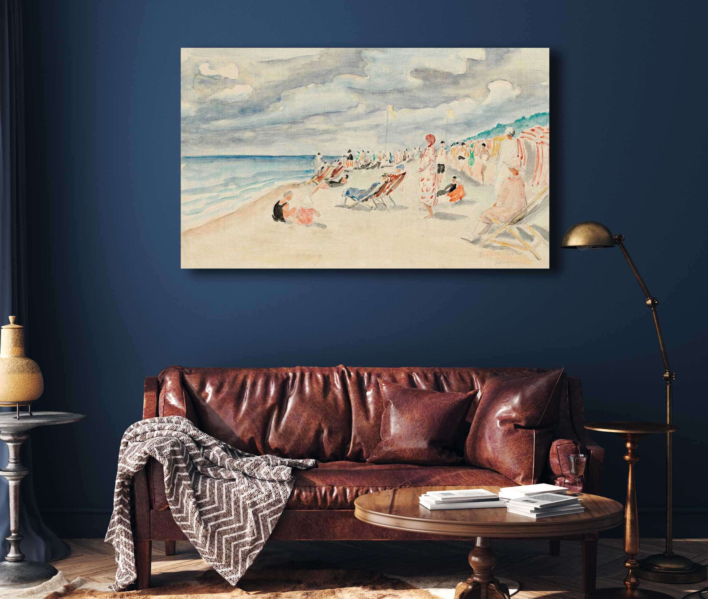 La Plage De Deauville by Henri Lebasque - Image 4