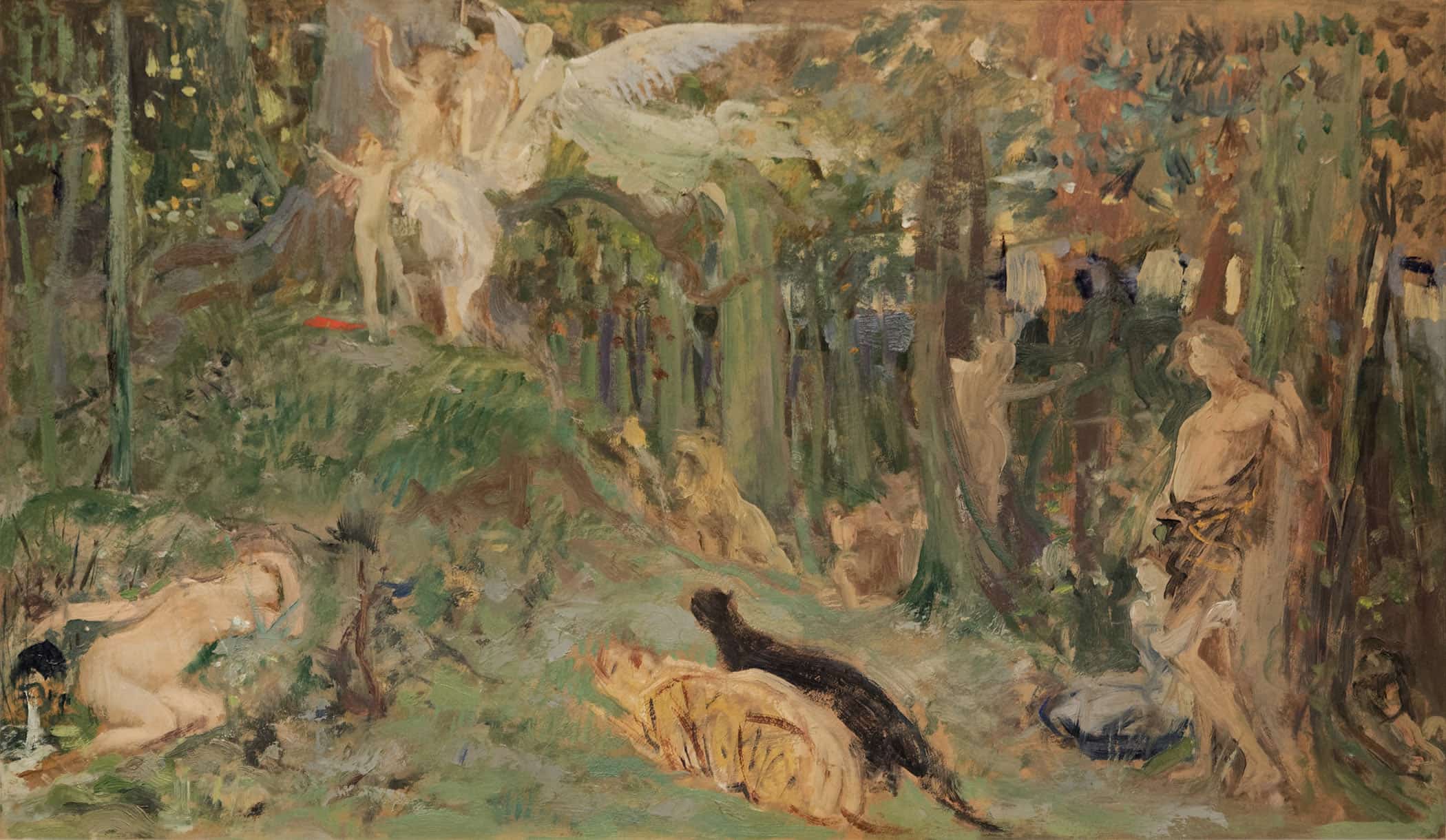 La Poesie Dans Lantiquite by Luc Olivier Merson - Image 2