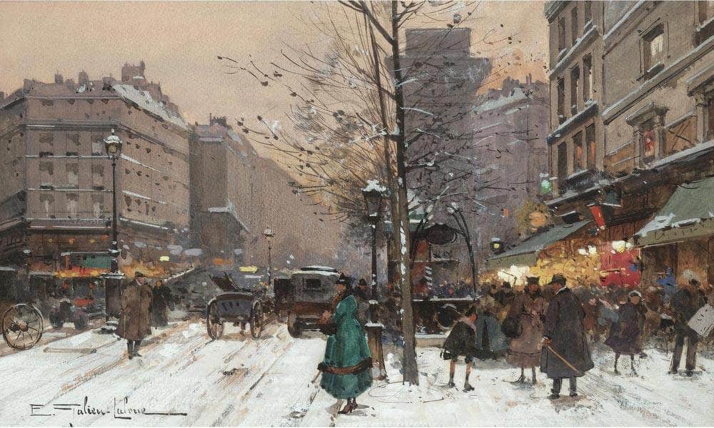 La Porte St Martin By Eugene Galien Laloue - Image 7