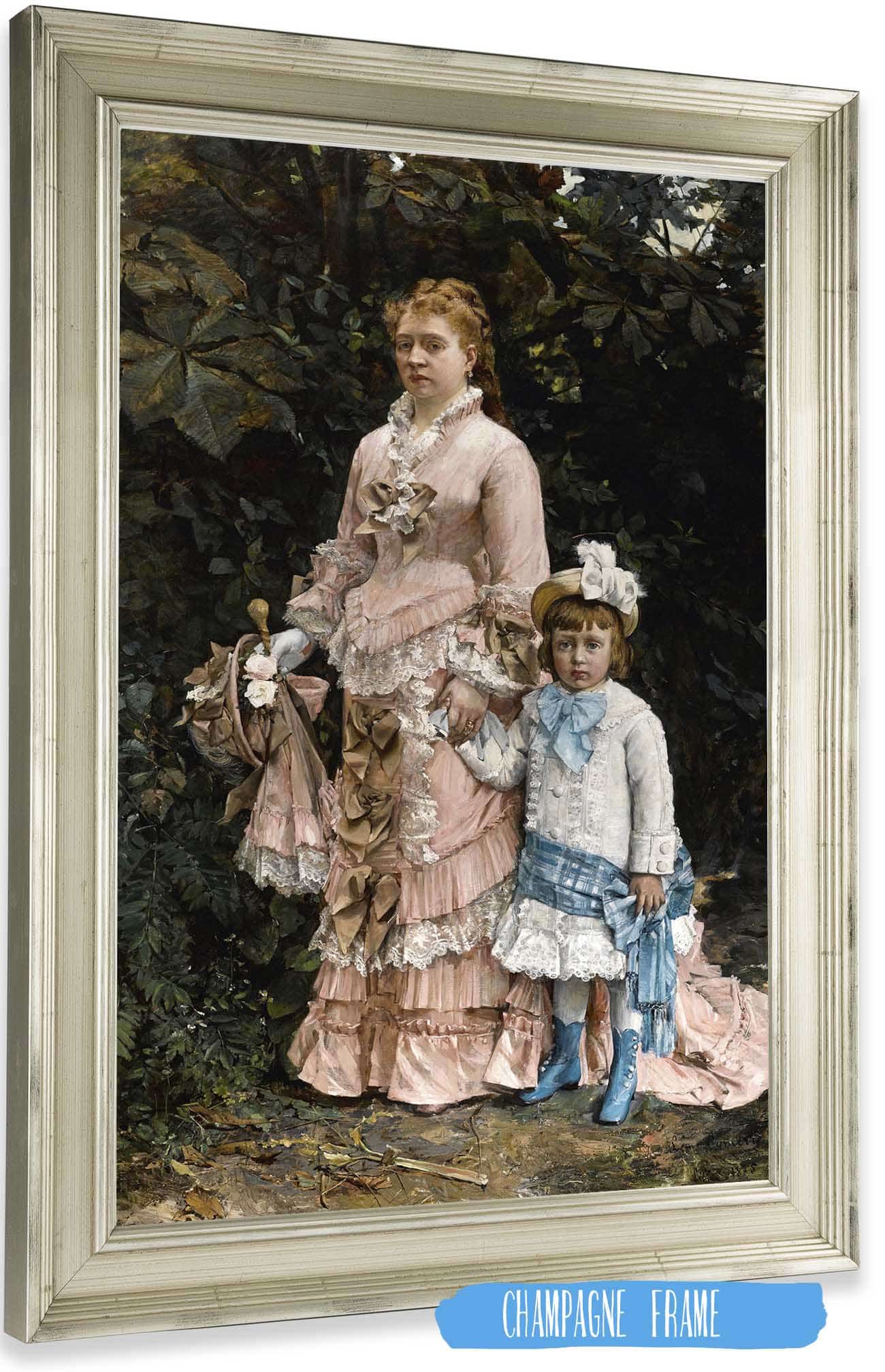 La Promenade Du Dimanche by Leon Francois Comerre
