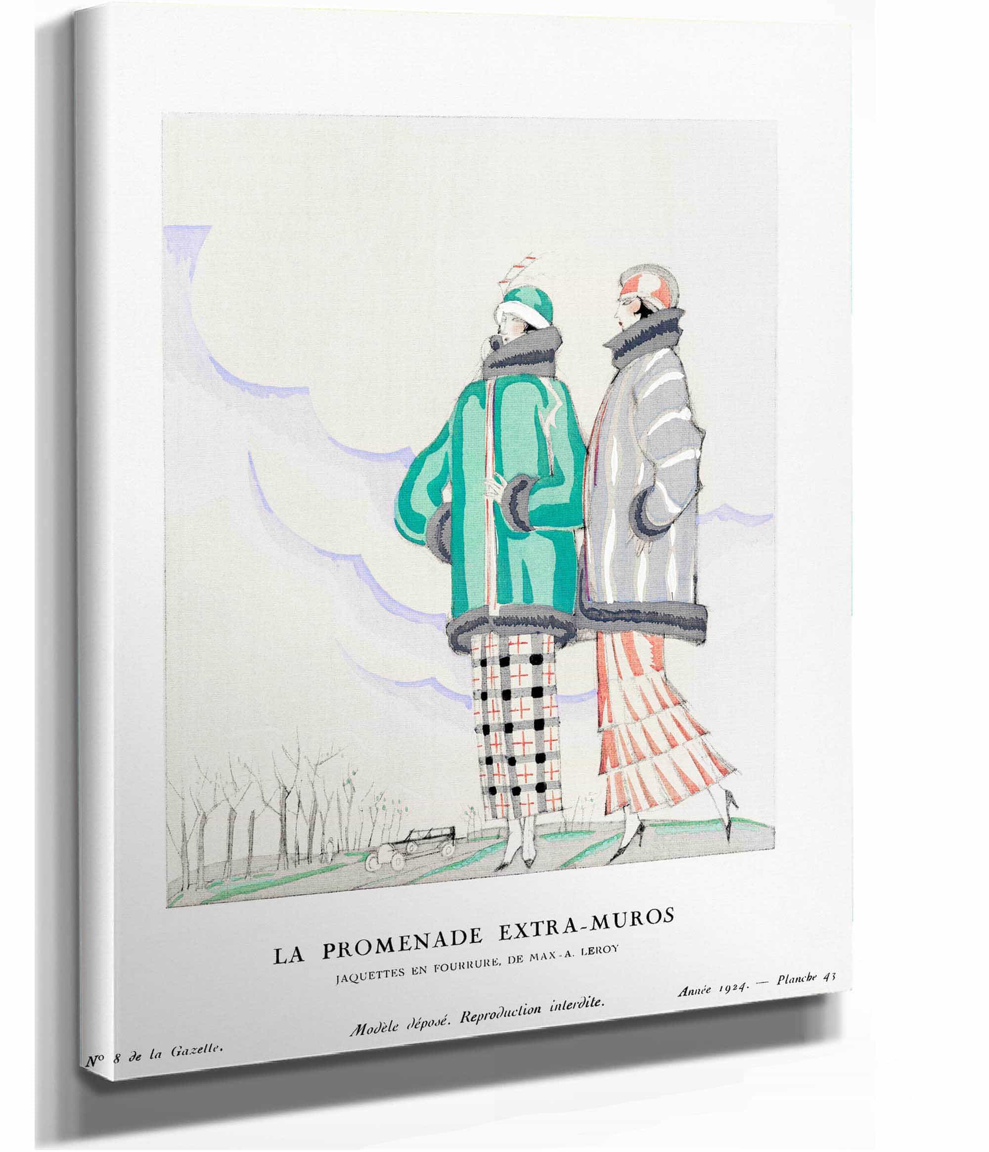 La Promenade Extra Muros Jaquettes En Fourrure De Max A Leroy by Charles Martin - Image 2