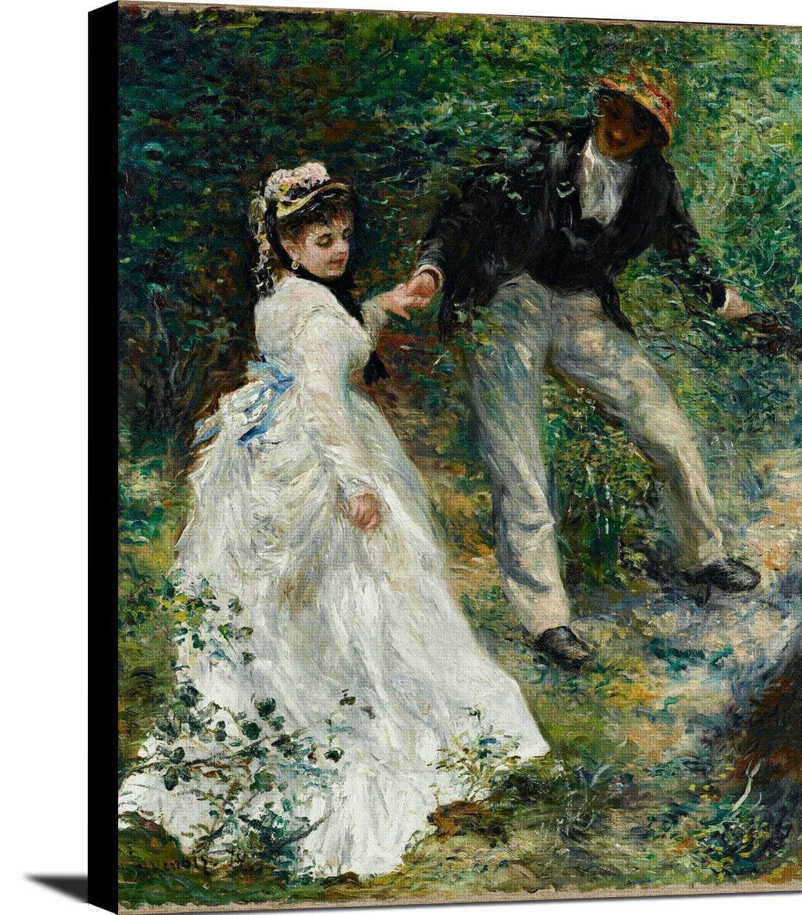 La Promenade Painting Auguste Renoir Canvas Art - Image 2