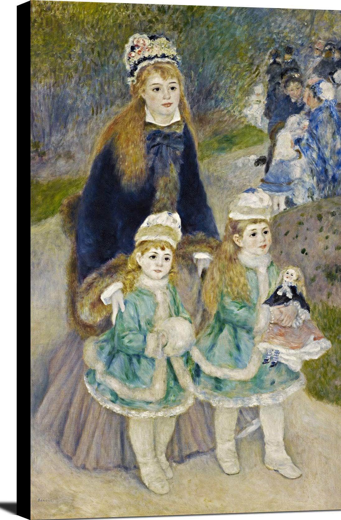La Promenade Painting Auguste Renoir Canvas Art - Image 3