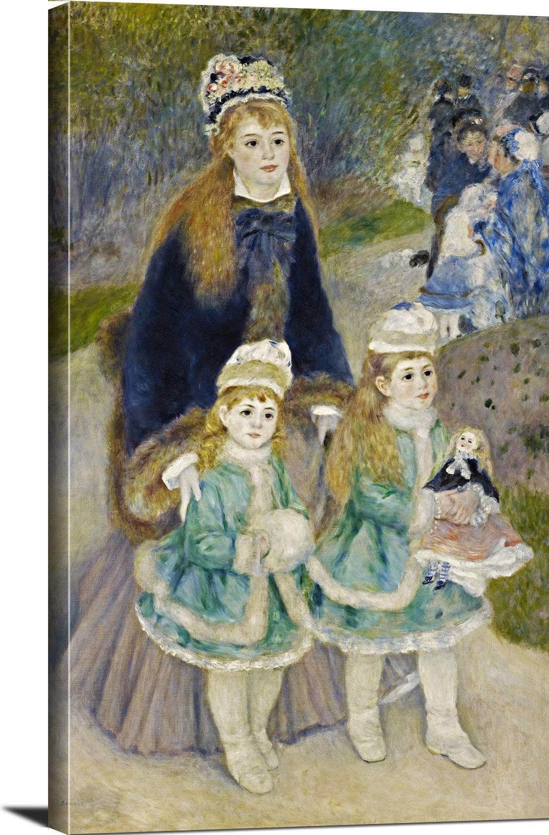 La Promenade Painting Auguste Renoir Canvas Art - Image 4