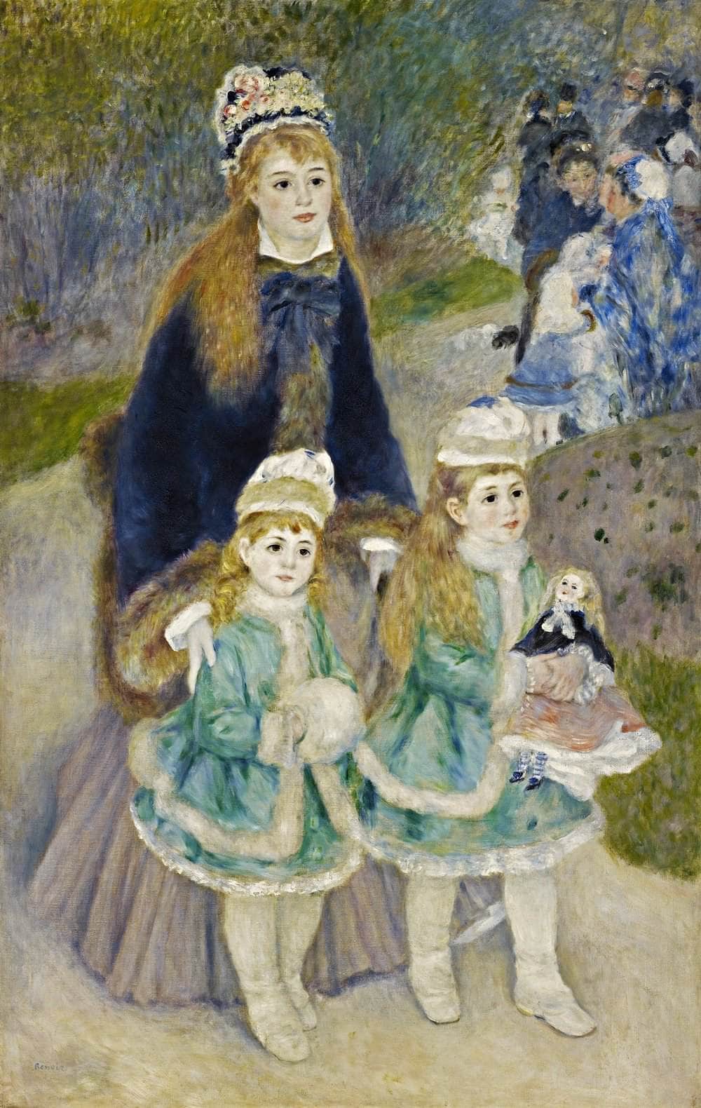 La Promenade Painting Auguste Renoir Canvas Art - Image 7