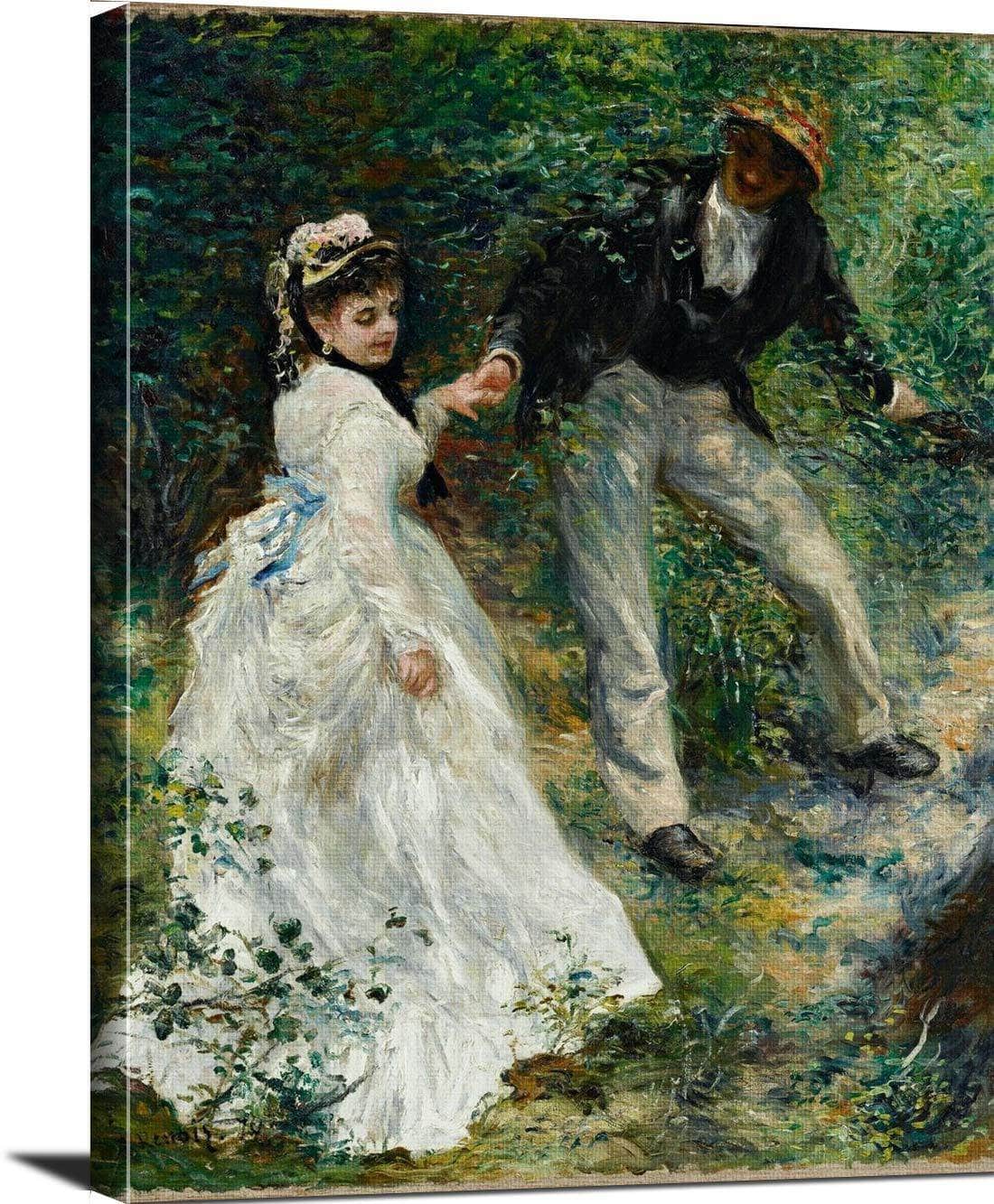 La Promenade Painting Auguste Renoir Canvas Art - Image 8