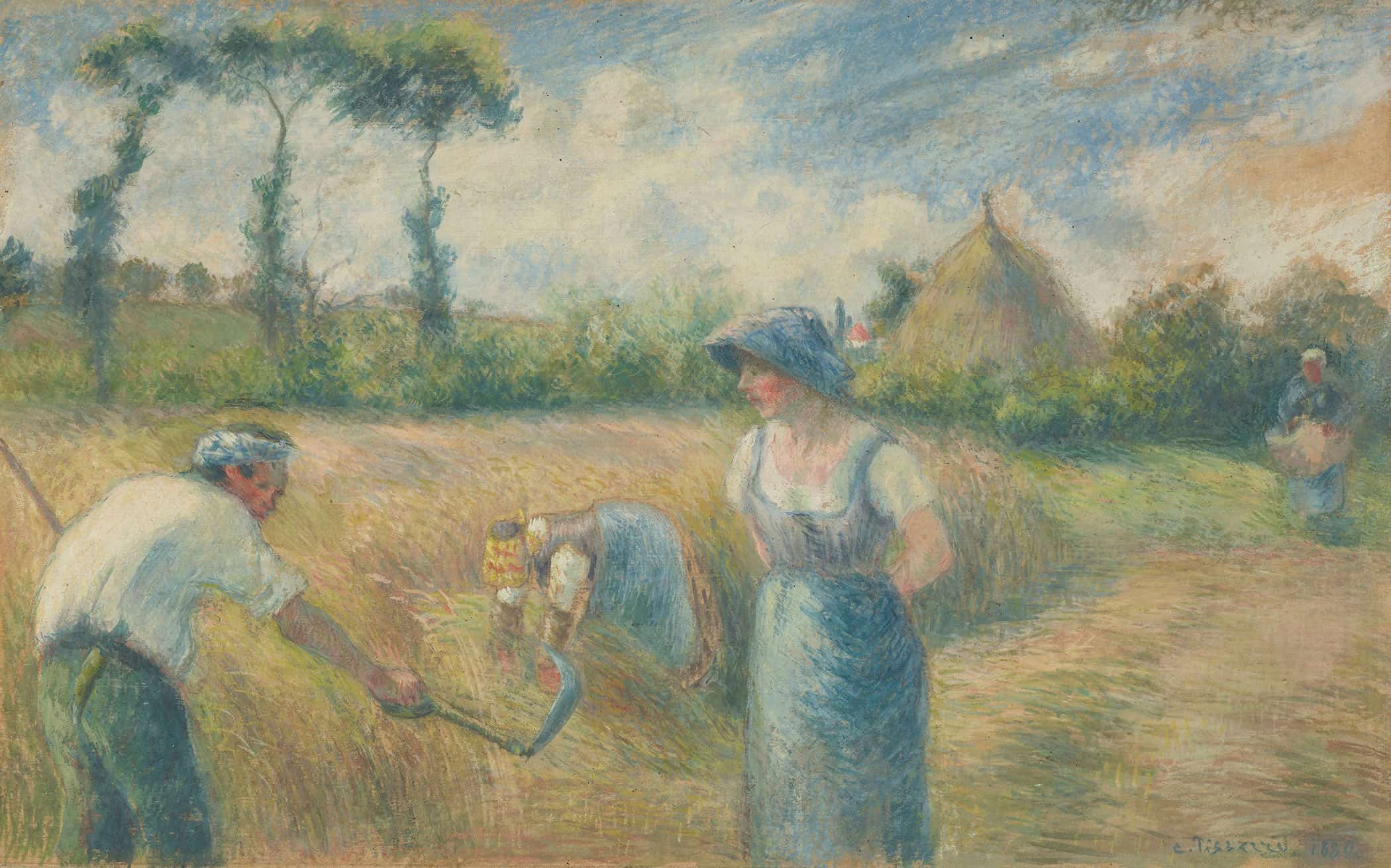 La Recolte by Camille Pissarro - Image 2