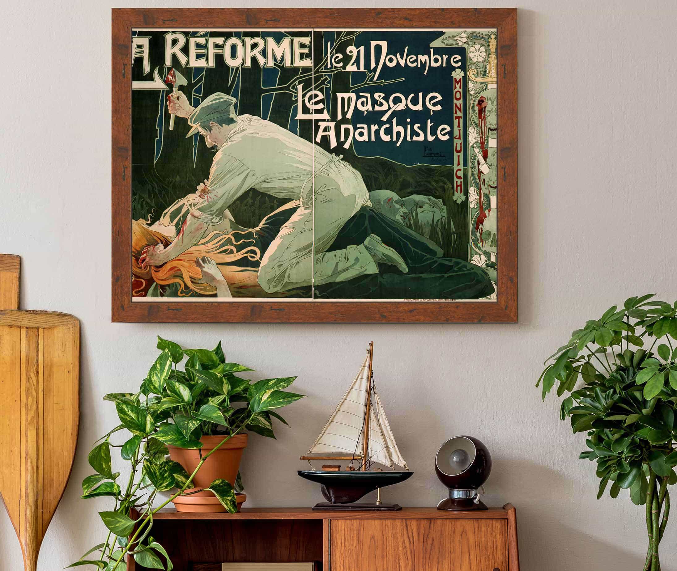 La Reforme Le Novembre Le Masque Anarchiste by Henri Privat Livemont - Image 3