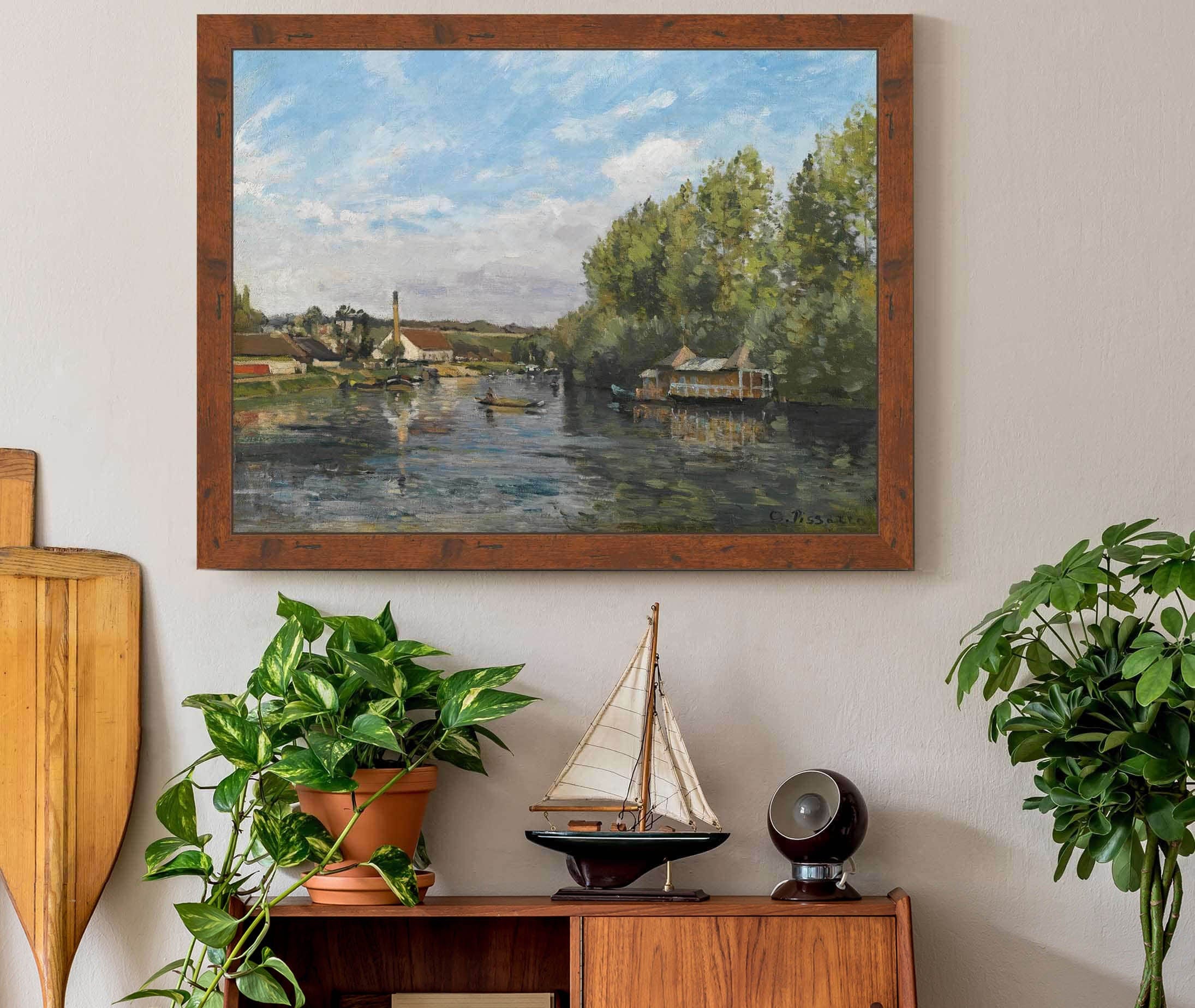 La Seine A Port Marly by Camille Pissarro - Image 3