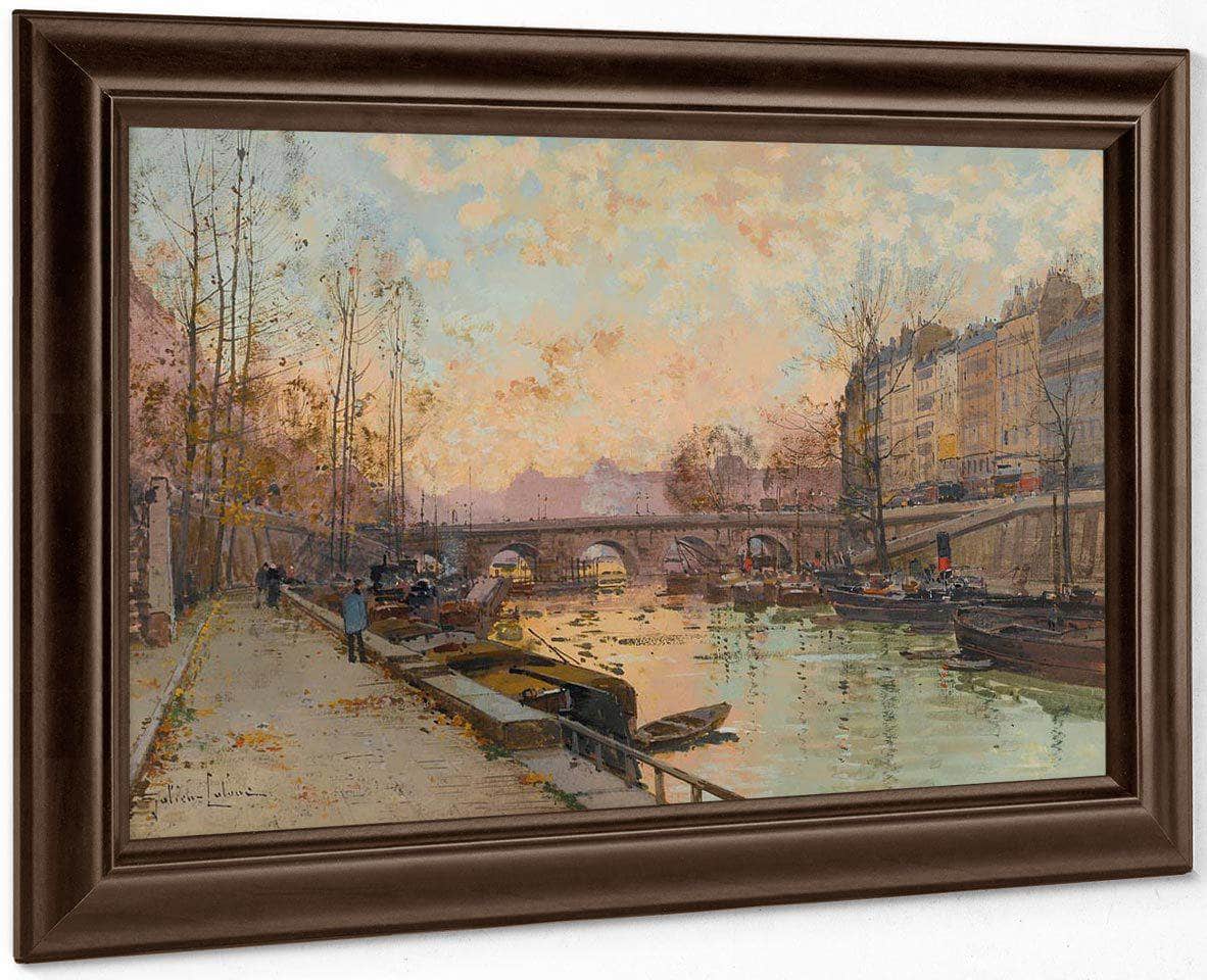 La Seine By Eugene Galien Laloue - Image 6