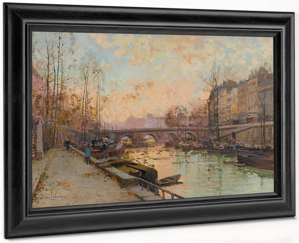 La Seine By Eugene Galien Laloue - Image 8