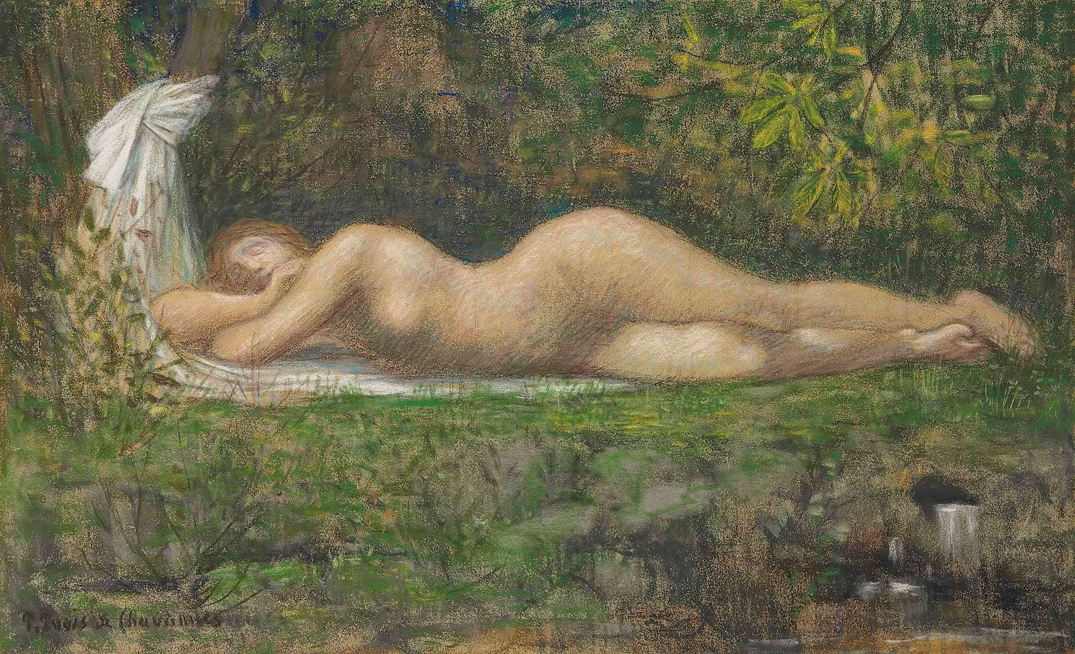 La Source by Pierre Puvis De Chavannes - Image 6