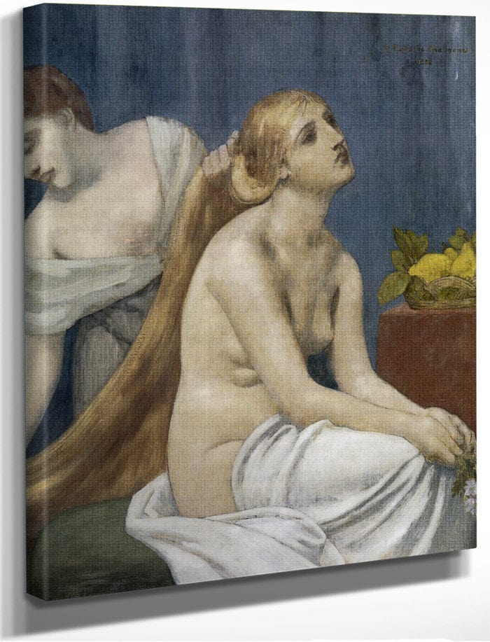 La Toilette 1883 By Pierre Puvis De Chavannes