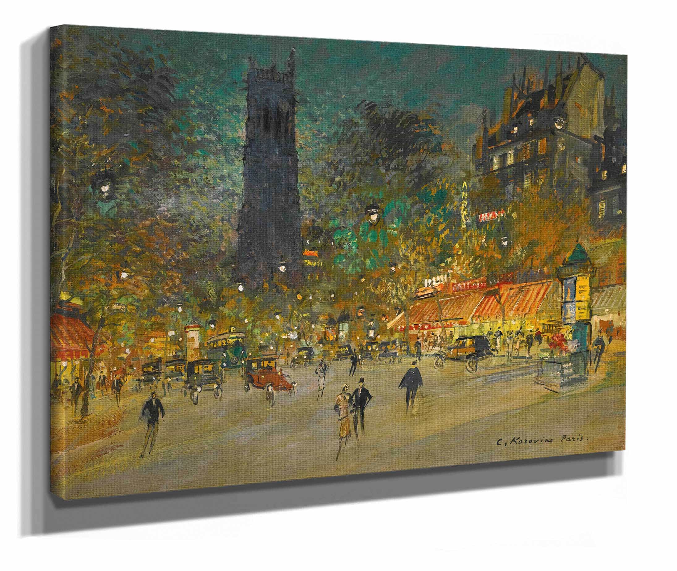 La Tour Saint Jacques by Konstantin Alexeevich Korovin - Image 2