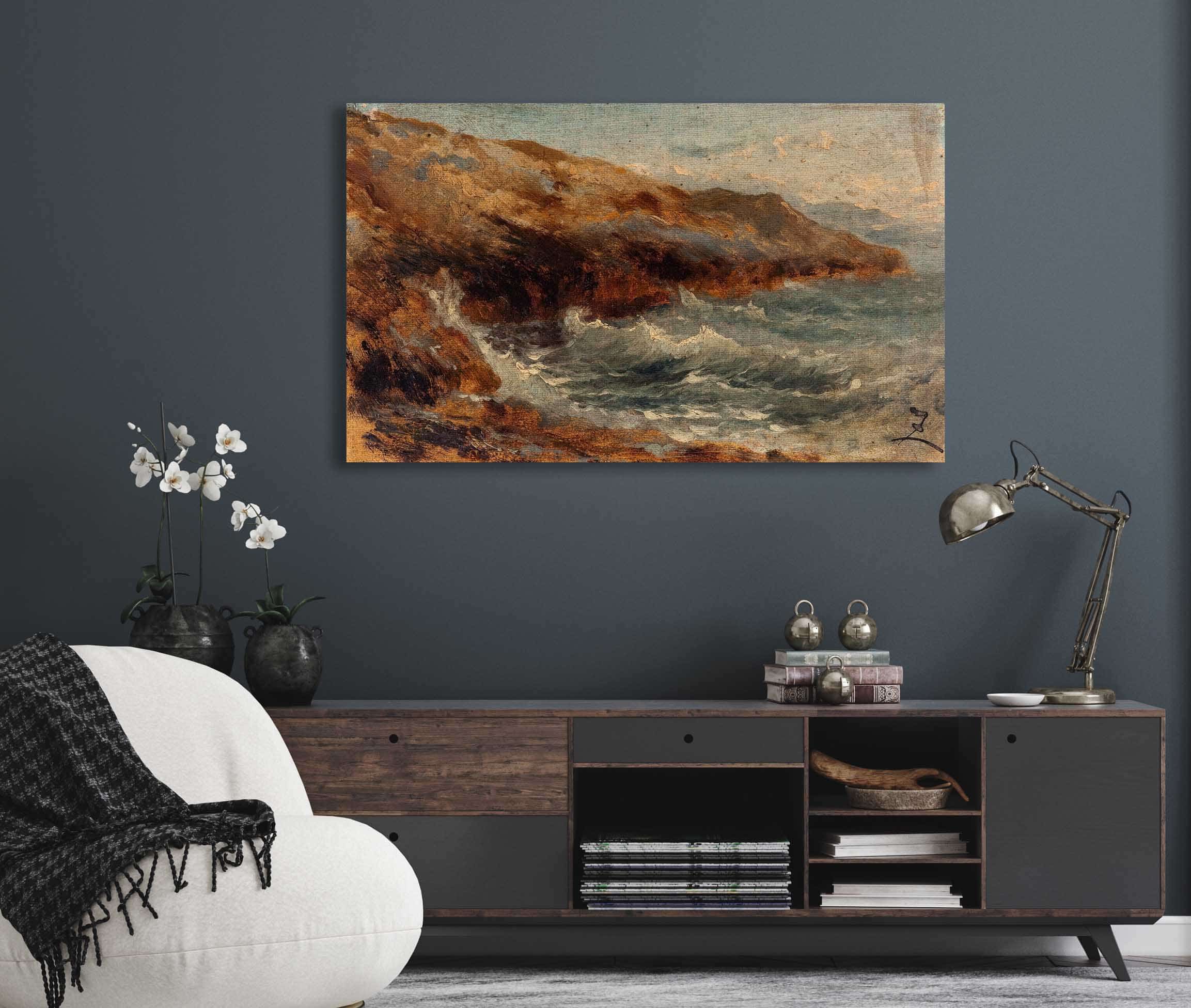 La Vague by Felix Ziem - Image 5