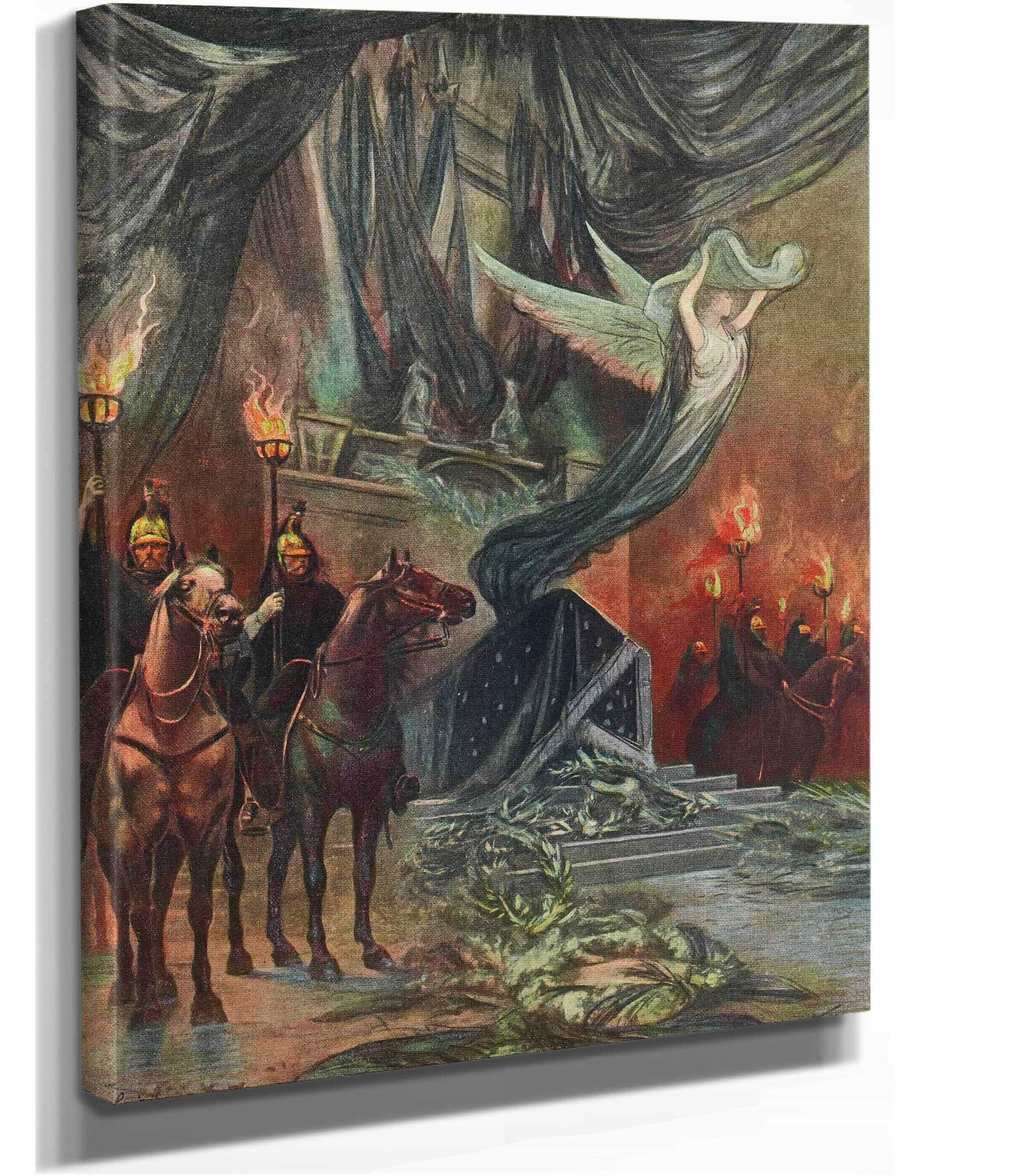 La Veillee Funebre by Georges Jules Victor Clairin - Image 2