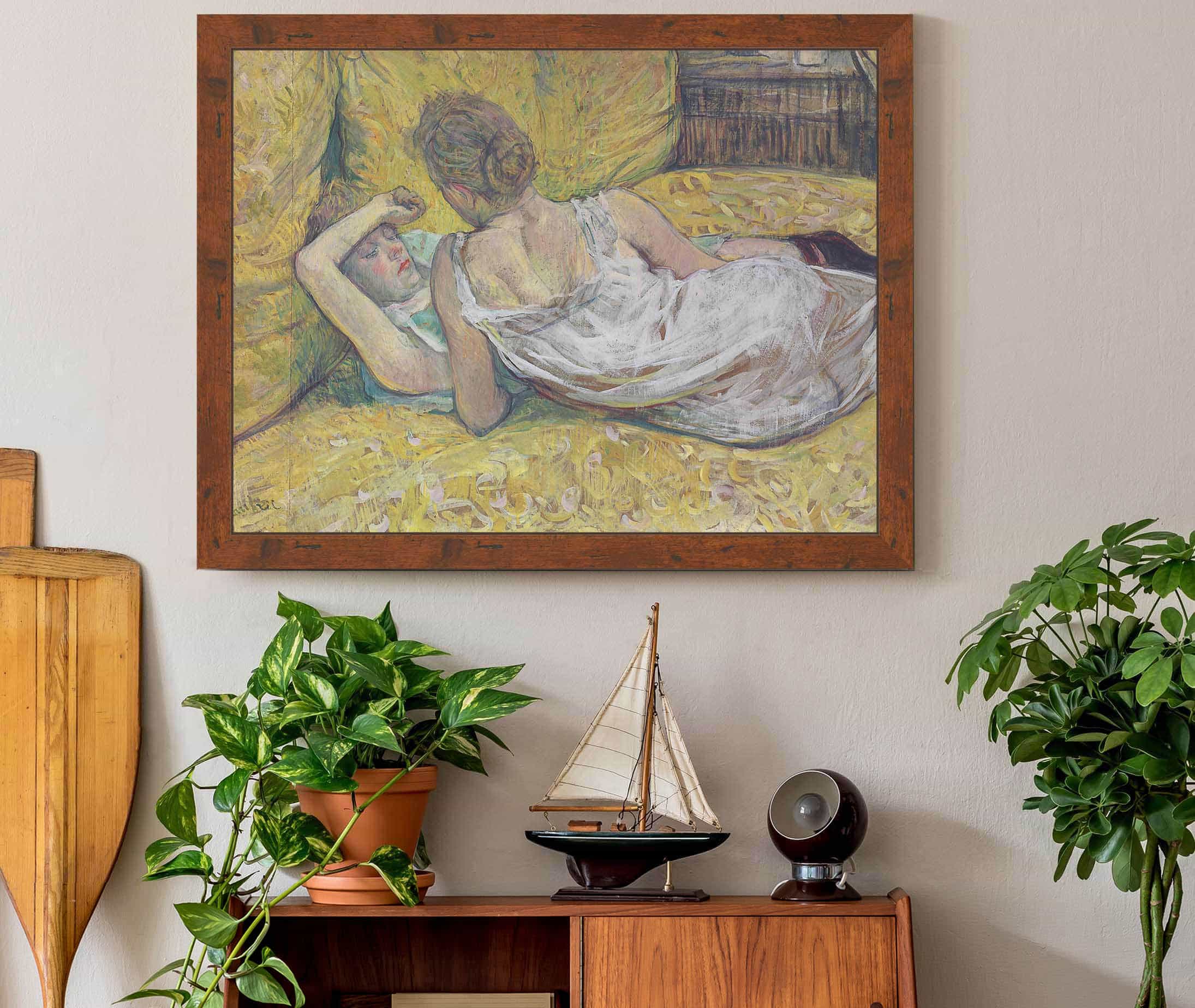 Labandon Les Deux Amies by Henri De Toulouse Lautrec - Image 3