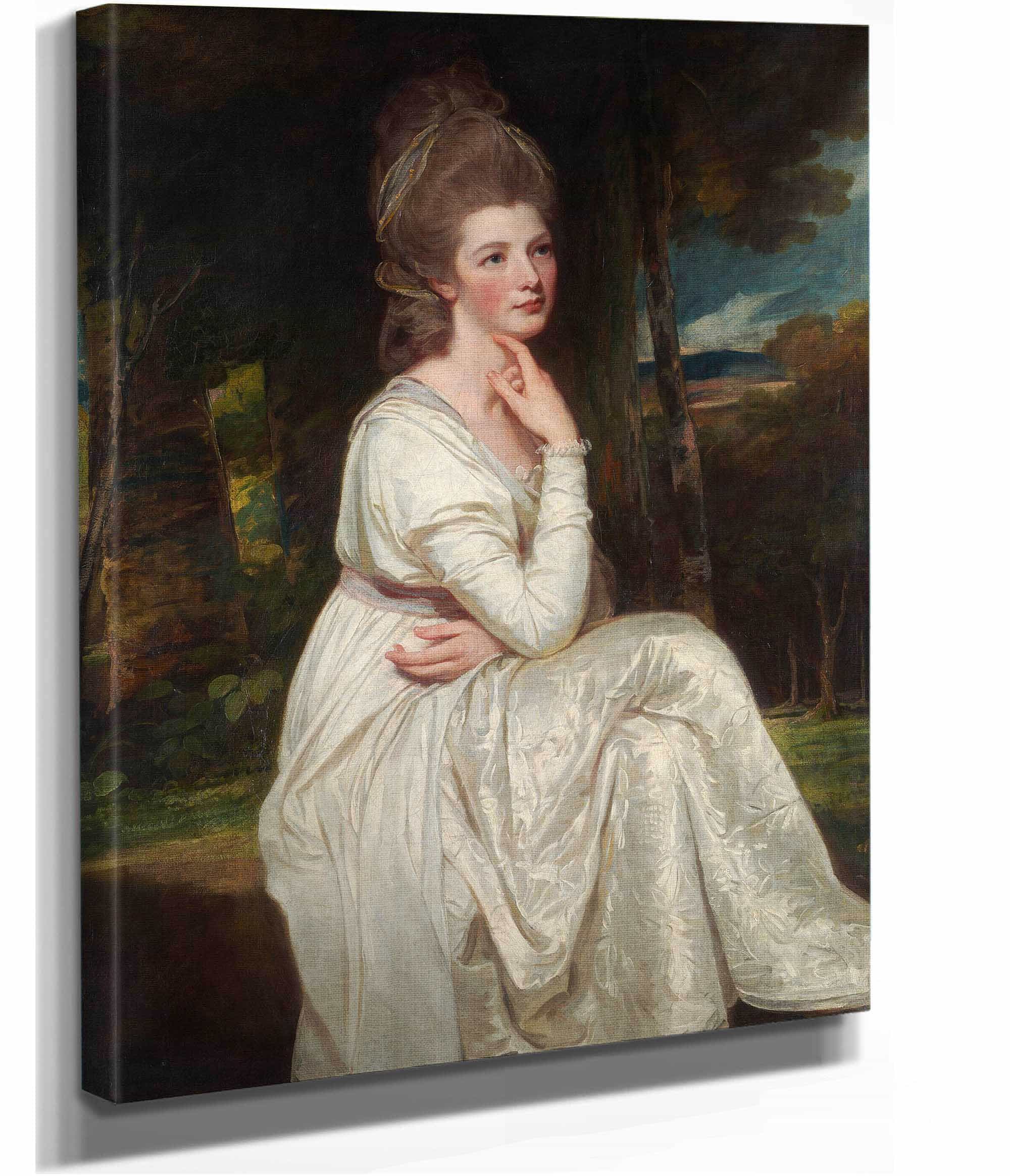Lady Elizabeth Stanley Countess Of Derby by George Romney - Image 2