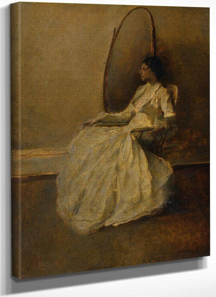 Lady In White (No. 1) By Thomas Wilmer Dewing