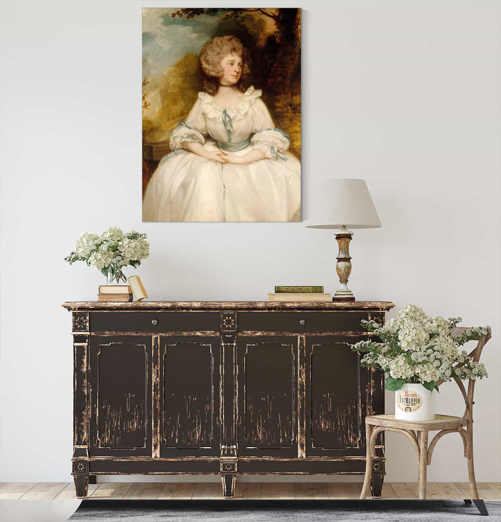 Lady Lemon   Mid To Late S by George Romney - Image 4