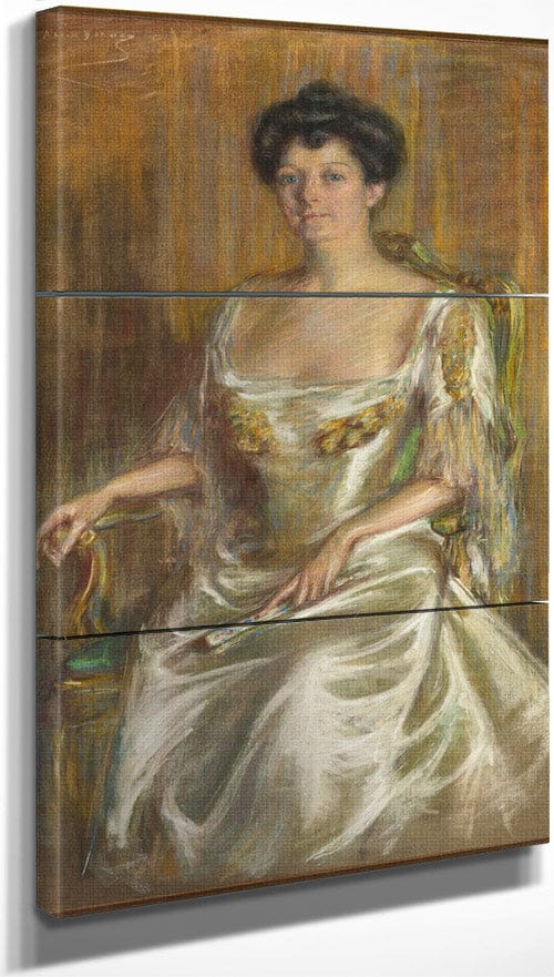 Lady With Fan By Alice Pike Barney
