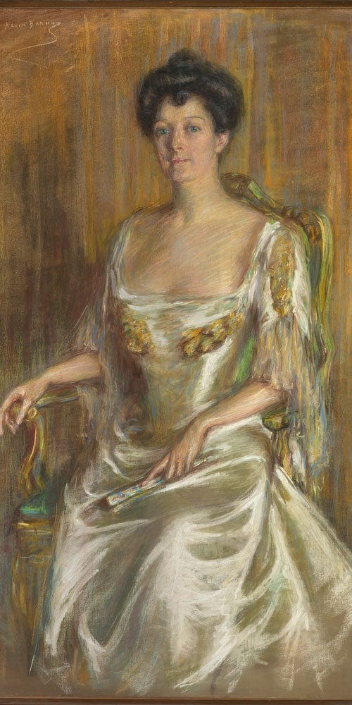 Lady With Fan By Alice Pike Barney - Image 2