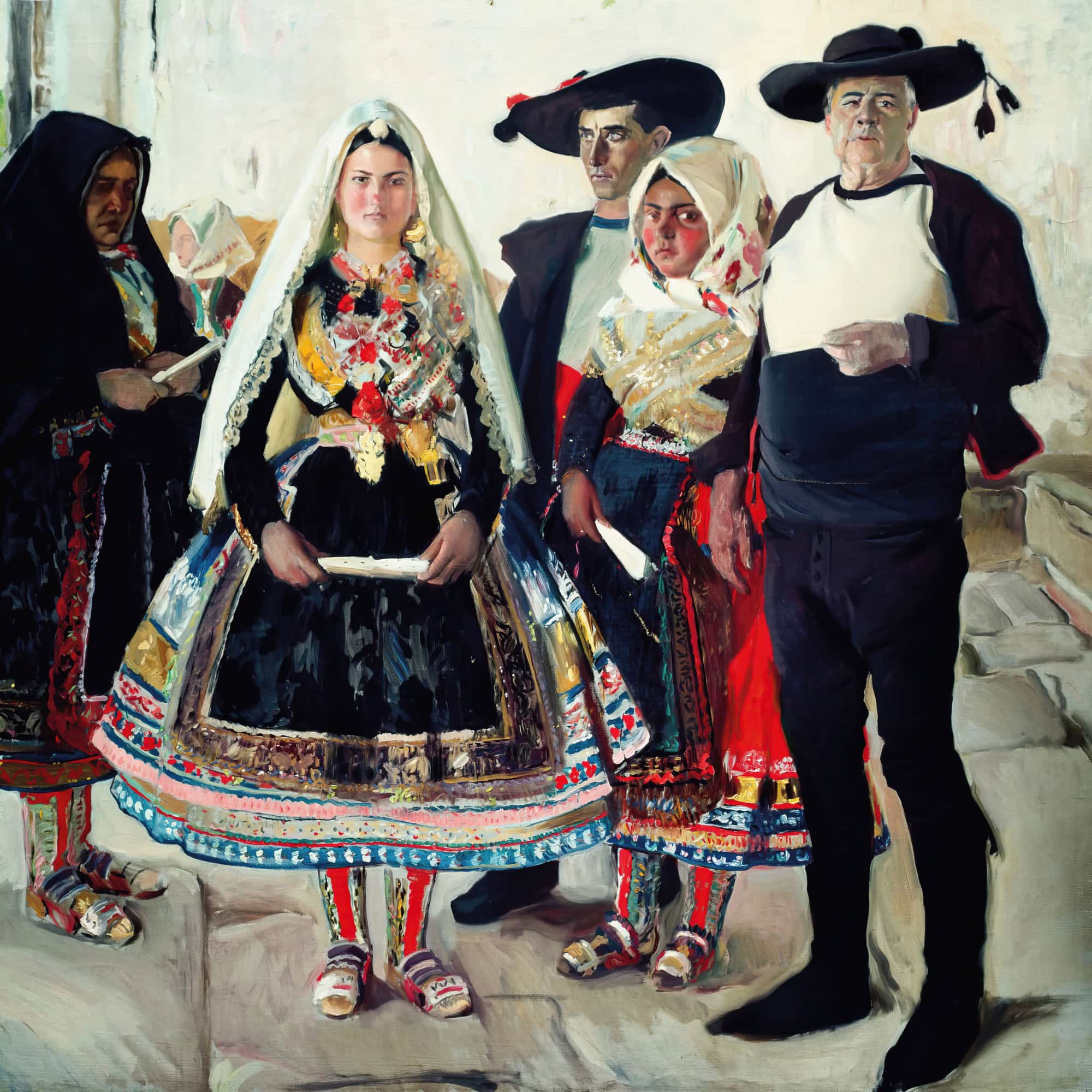 Lagarteran Bride by Joaquin Sorolla - Image 4
