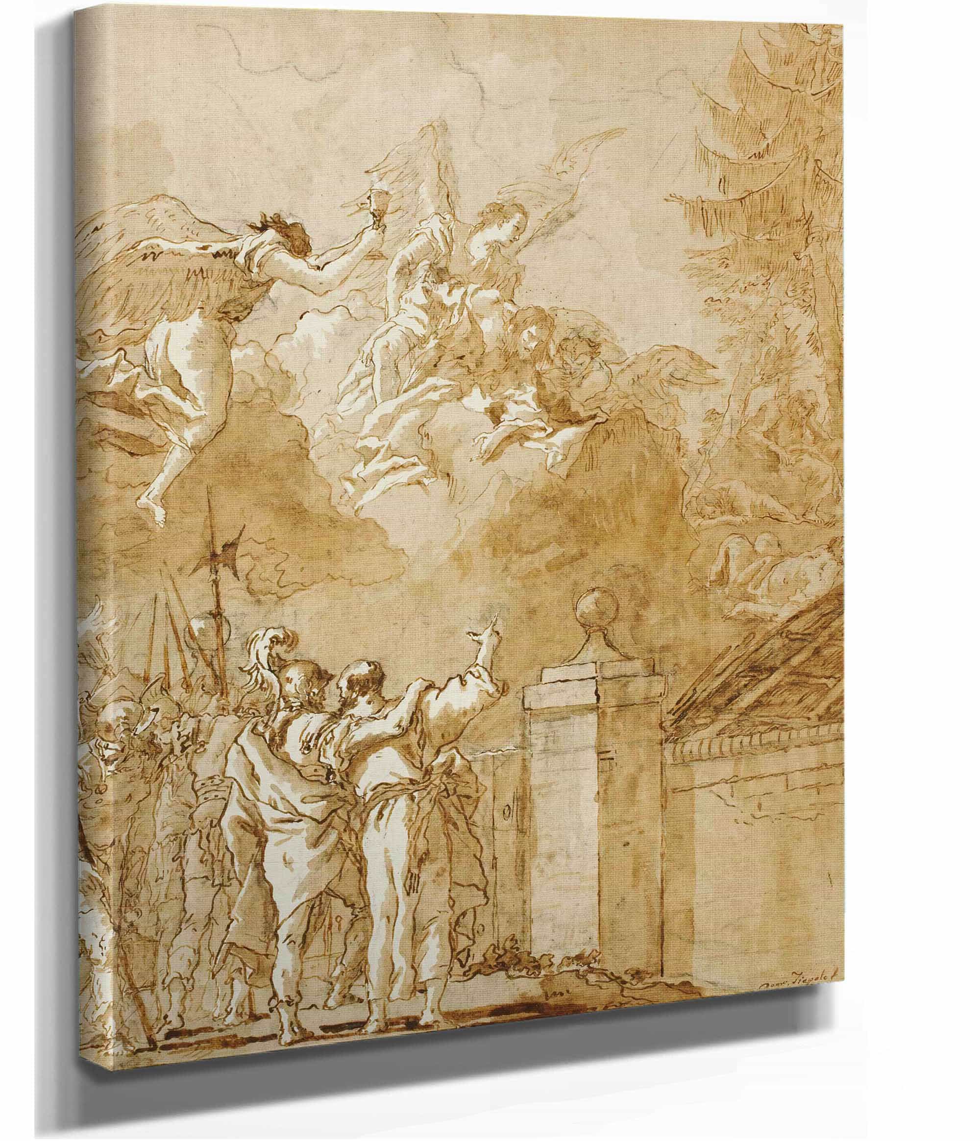 Lagonie Du Christ A Gethsemani by Giovanni Domenico Tiepolo - Image 2