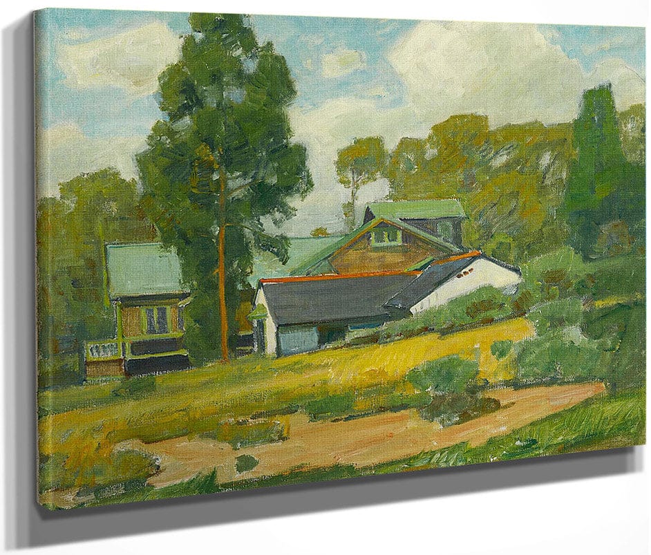 Laguna Cottages By William Wendt