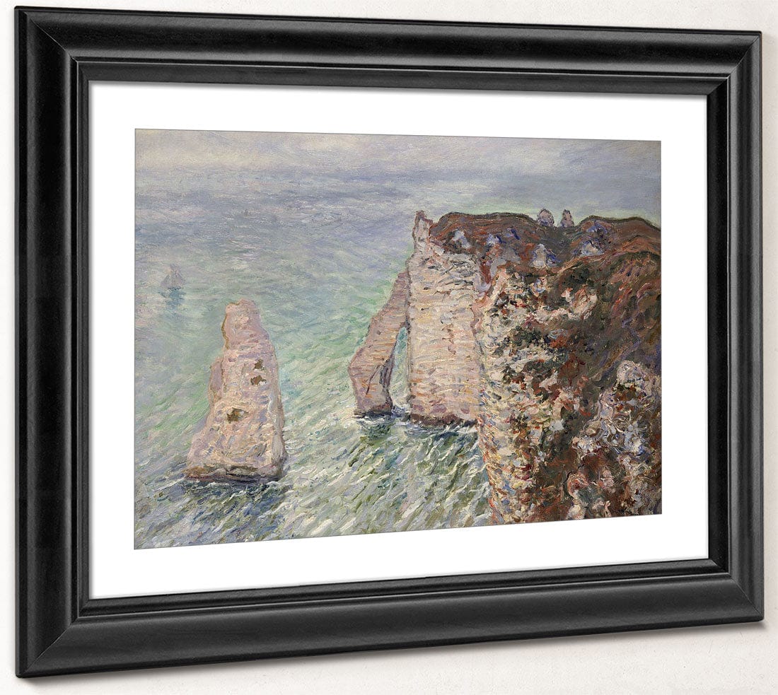 L'aiguille And The Porte D'eval, Etretat By Claude Monet - Image 2