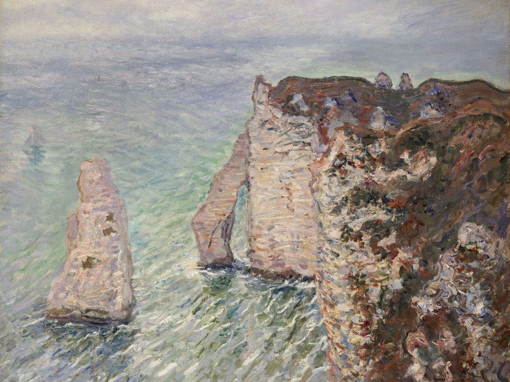 L'aiguille And The Porte D'eval, Etretat By Claude Monet - Image 5